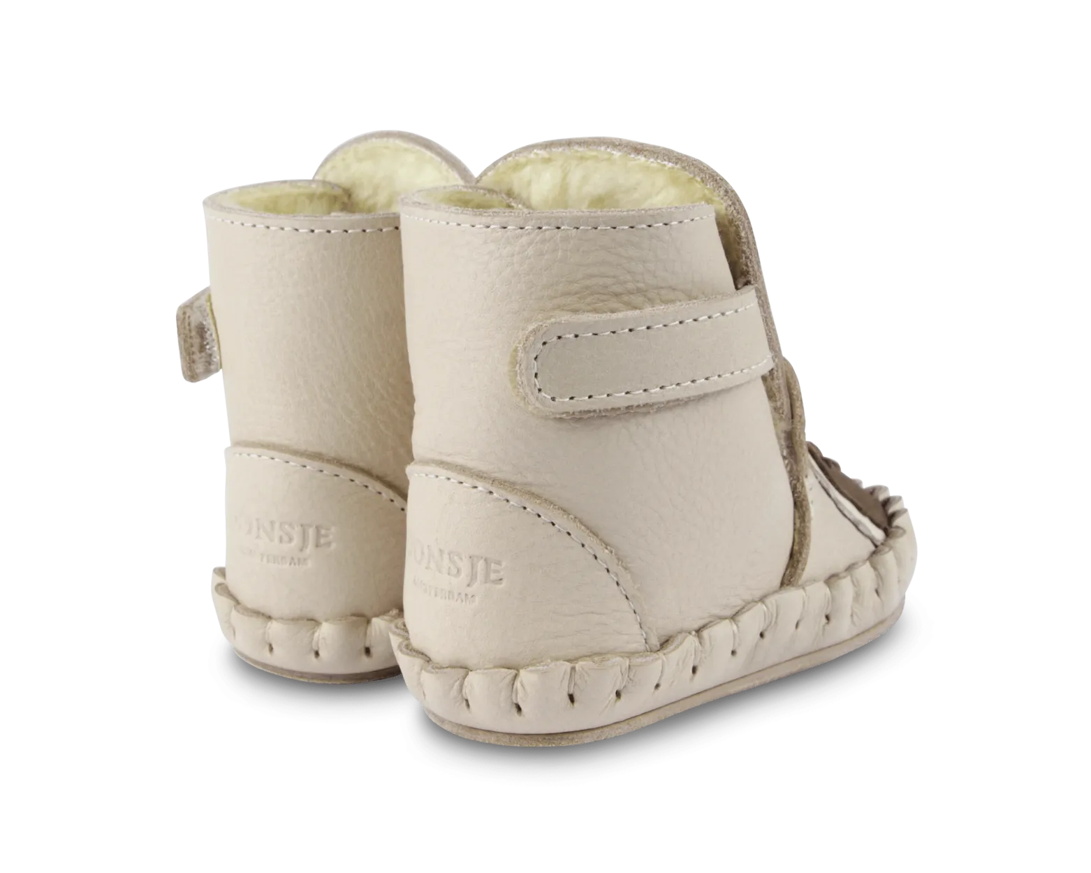Kapi Special Booties | Raccoon | Ivory Classic Leather