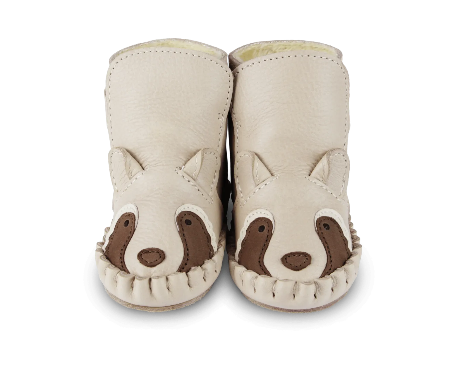 Kapi Special Booties | Raccoon | Ivory Classic Leather