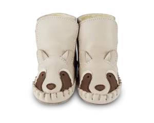 Kapi Special Booties | Raccoon | Ivory Classic Leather