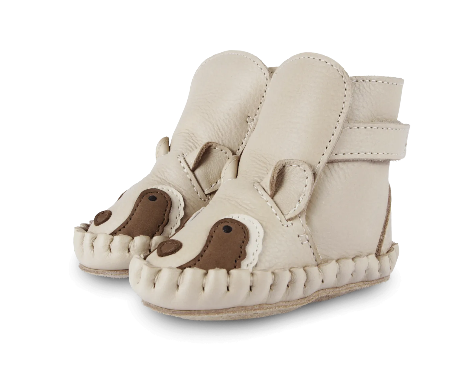 Kapi Special Booties | Raccoon | Ivory Classic Leather