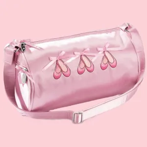 KATZ BALLET SHOE SATIN BARREL BAG