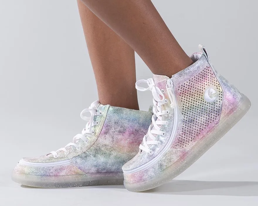 Kids' Rainbow Crackle Billy Classic Lace Highs