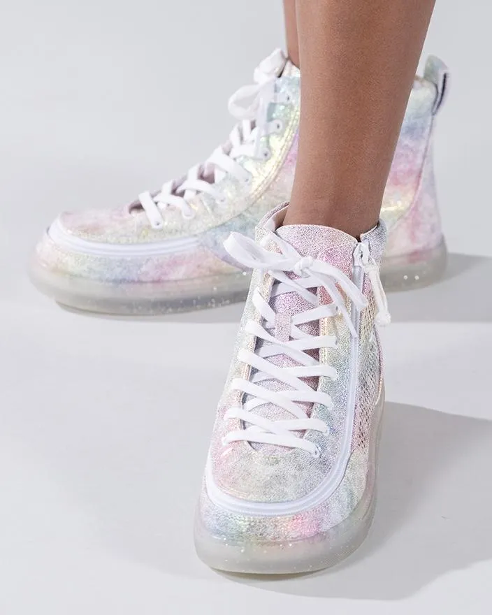 Kids' Rainbow Crackle Billy Classic Lace Highs