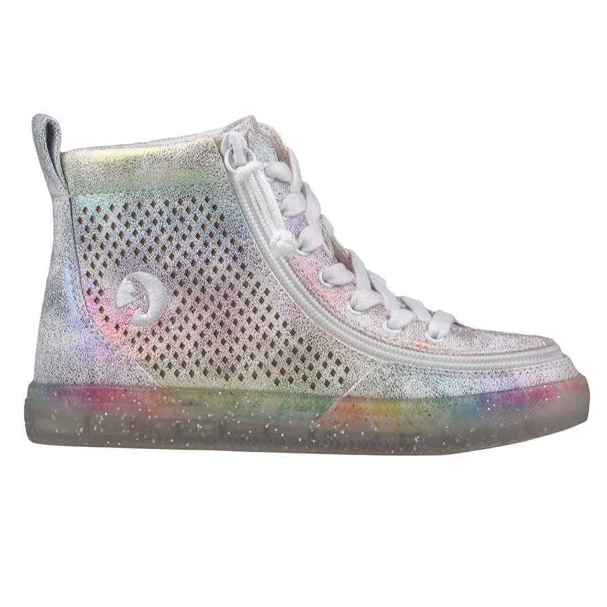 Kids' Rainbow Crackle Billy Classic Lace Highs