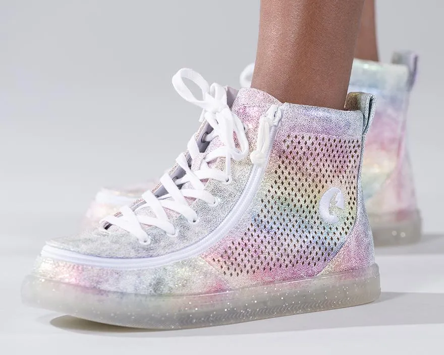 Kids' Rainbow Crackle Billy Classic Lace Highs