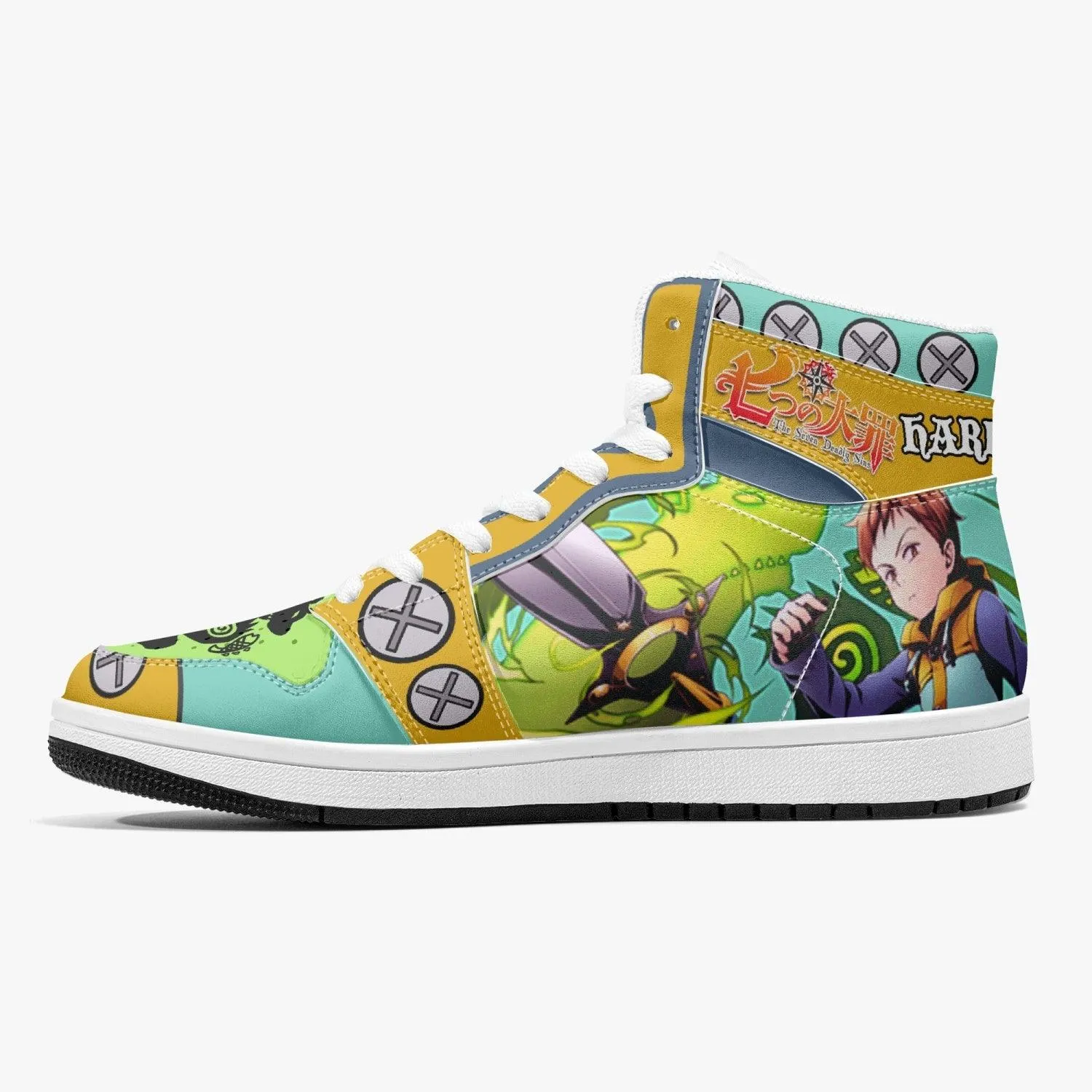 King Seven Deadly Sins Mid 1 Basketball Shoes