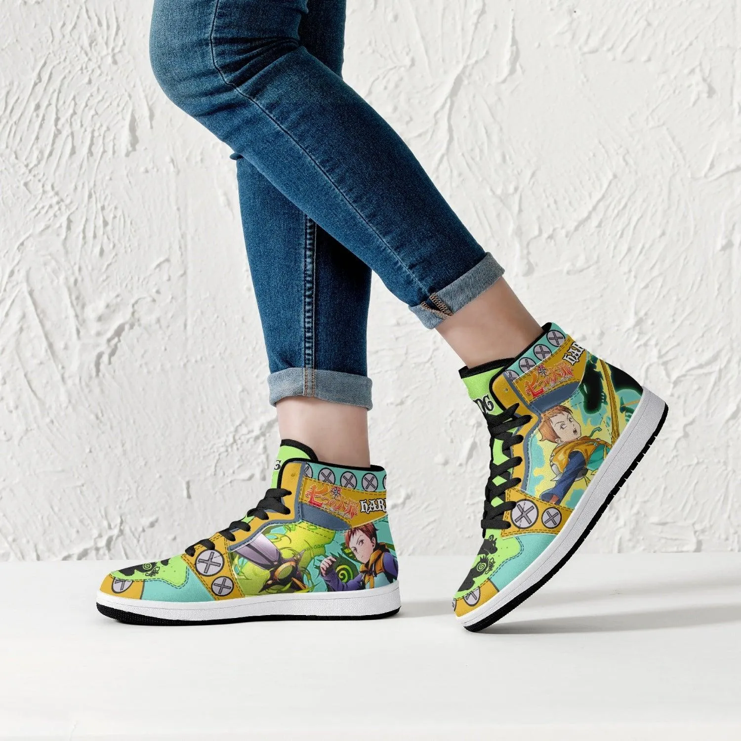 King Seven Deadly Sins Mid 1 Basketball Shoes