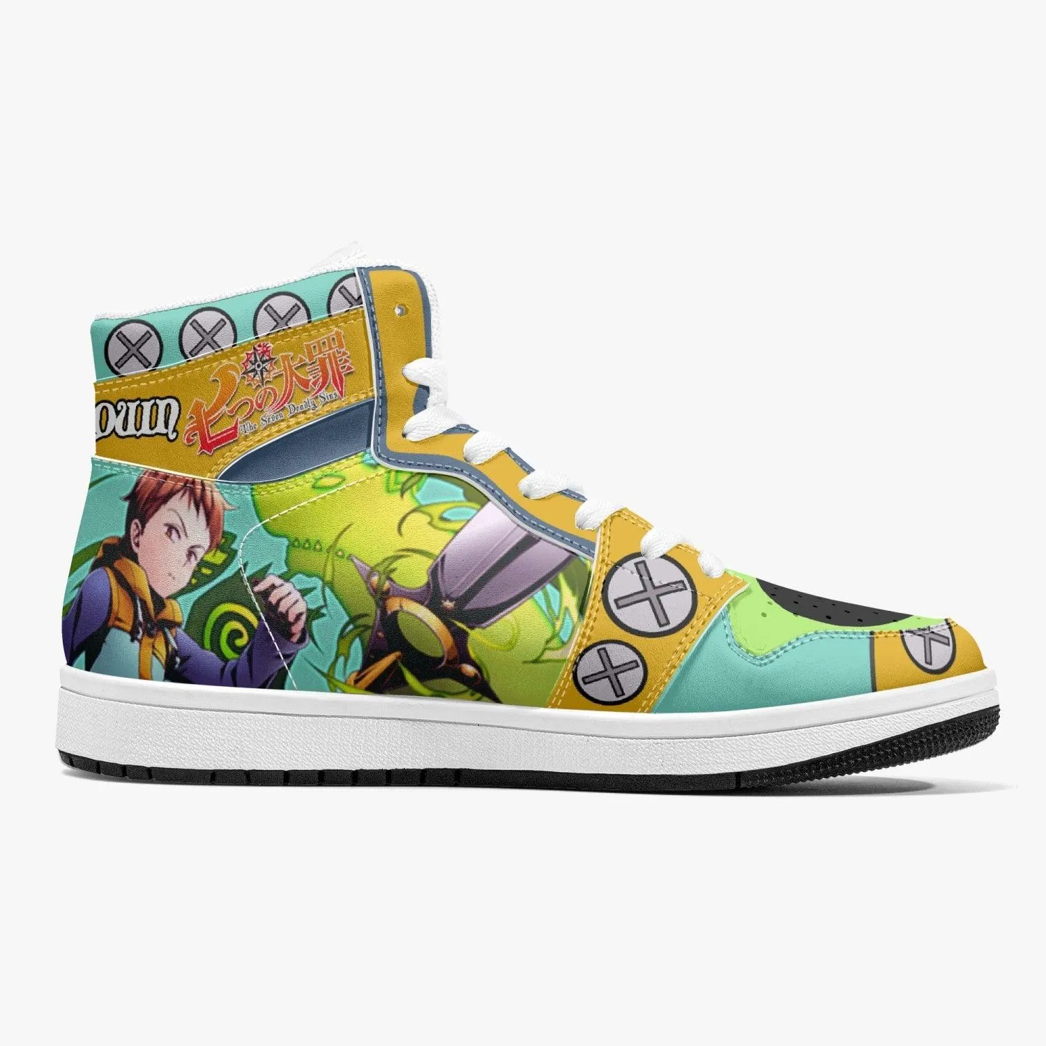 King Seven Deadly Sins Mid 1 Basketball Shoes