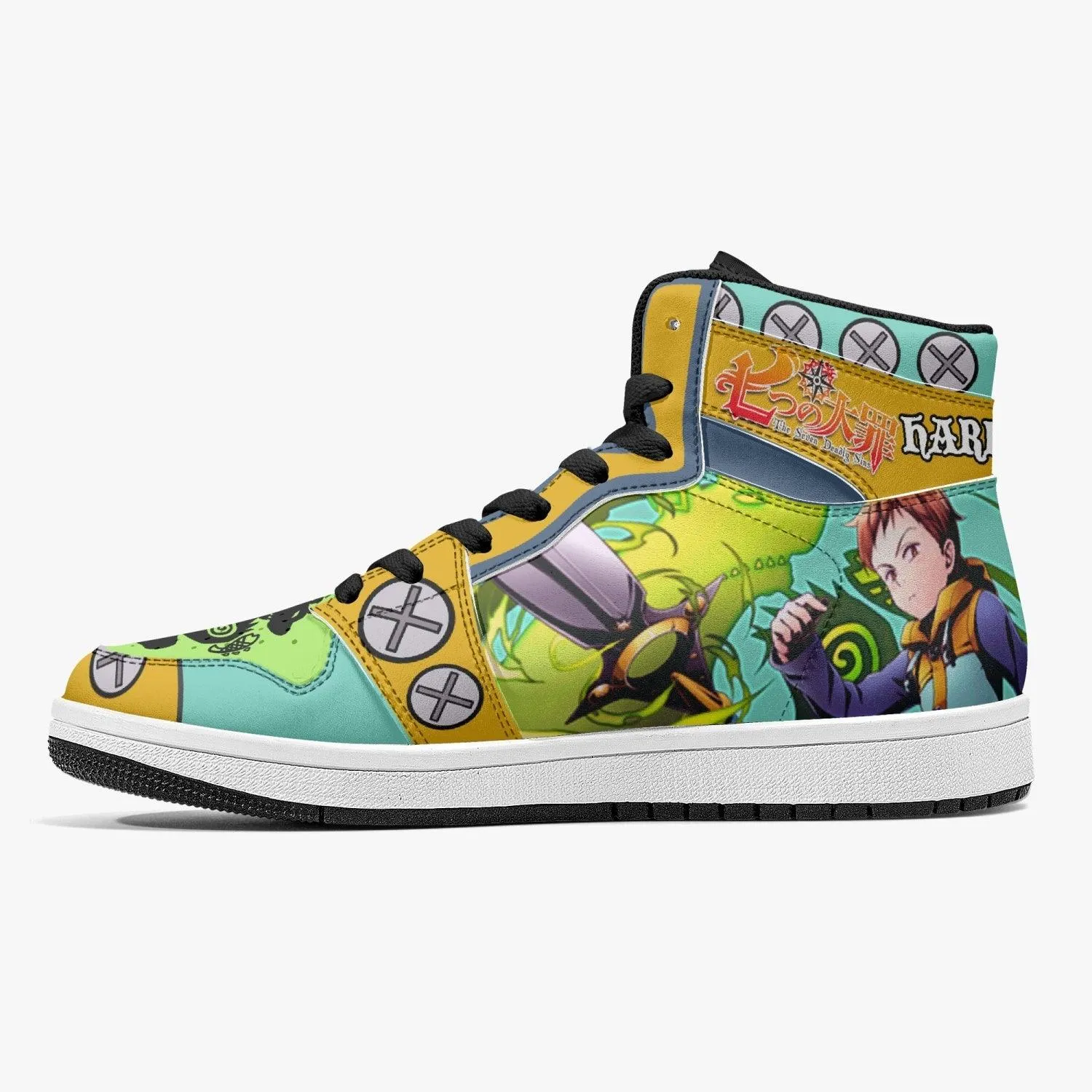 King Seven Deadly Sins Mid 1 Basketball Shoes