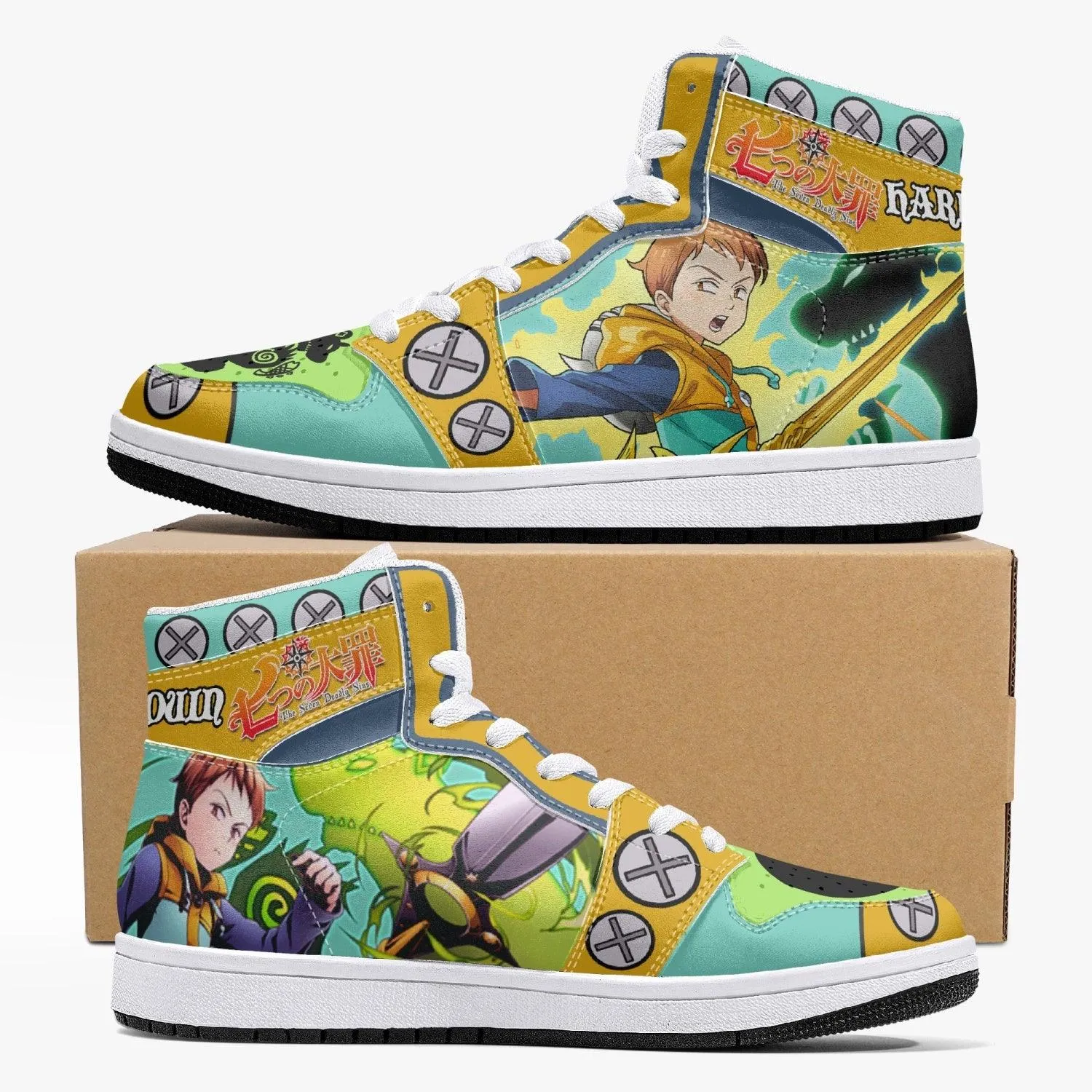 King Seven Deadly Sins Mid 1 Basketball Shoes