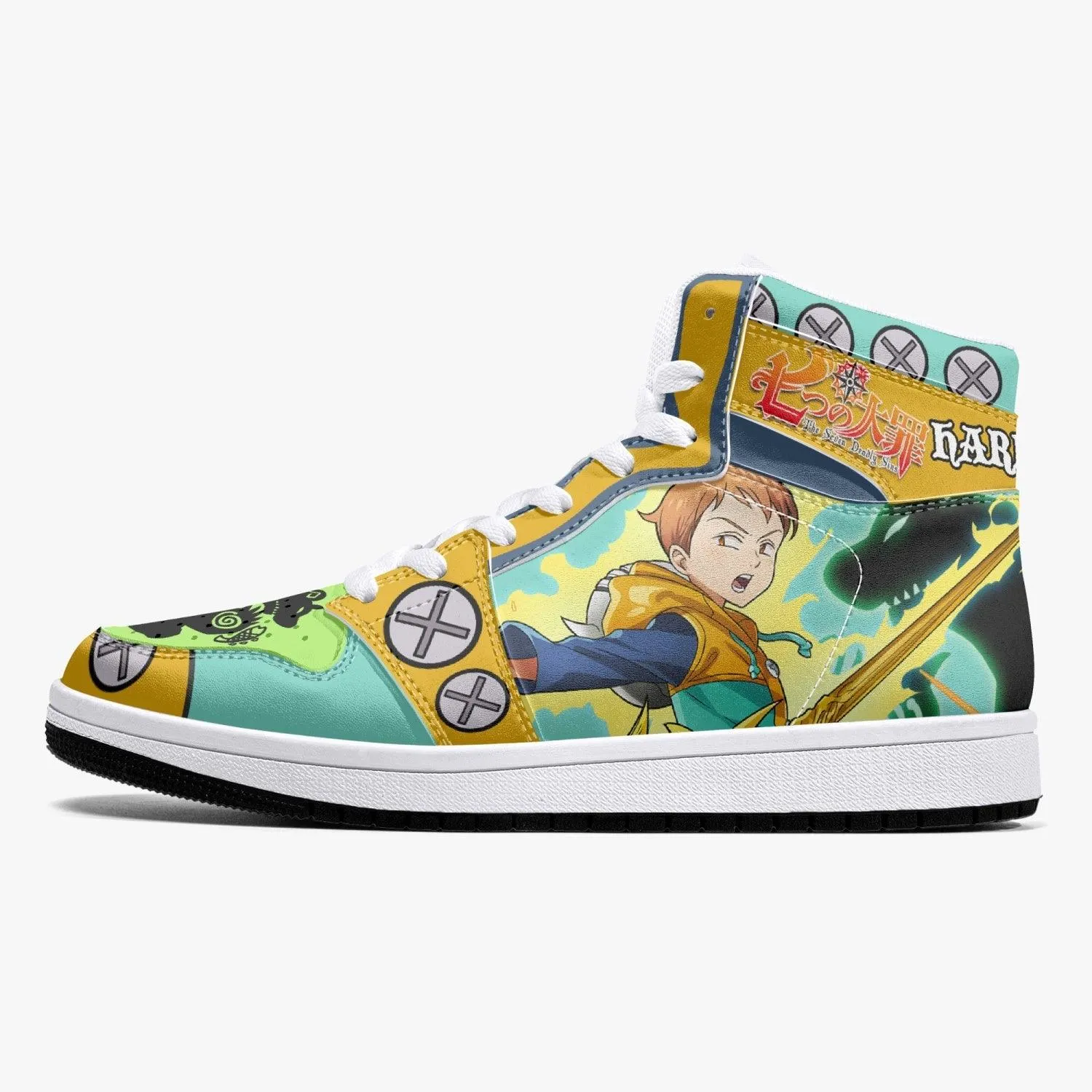 King Seven Deadly Sins Mid 1 Basketball Shoes