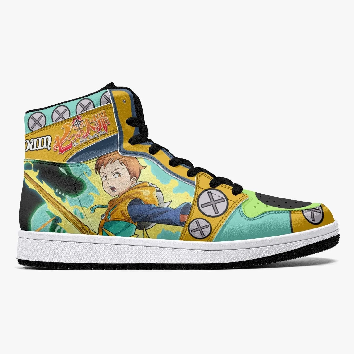 King Seven Deadly Sins Mid 1 Basketball Shoes
