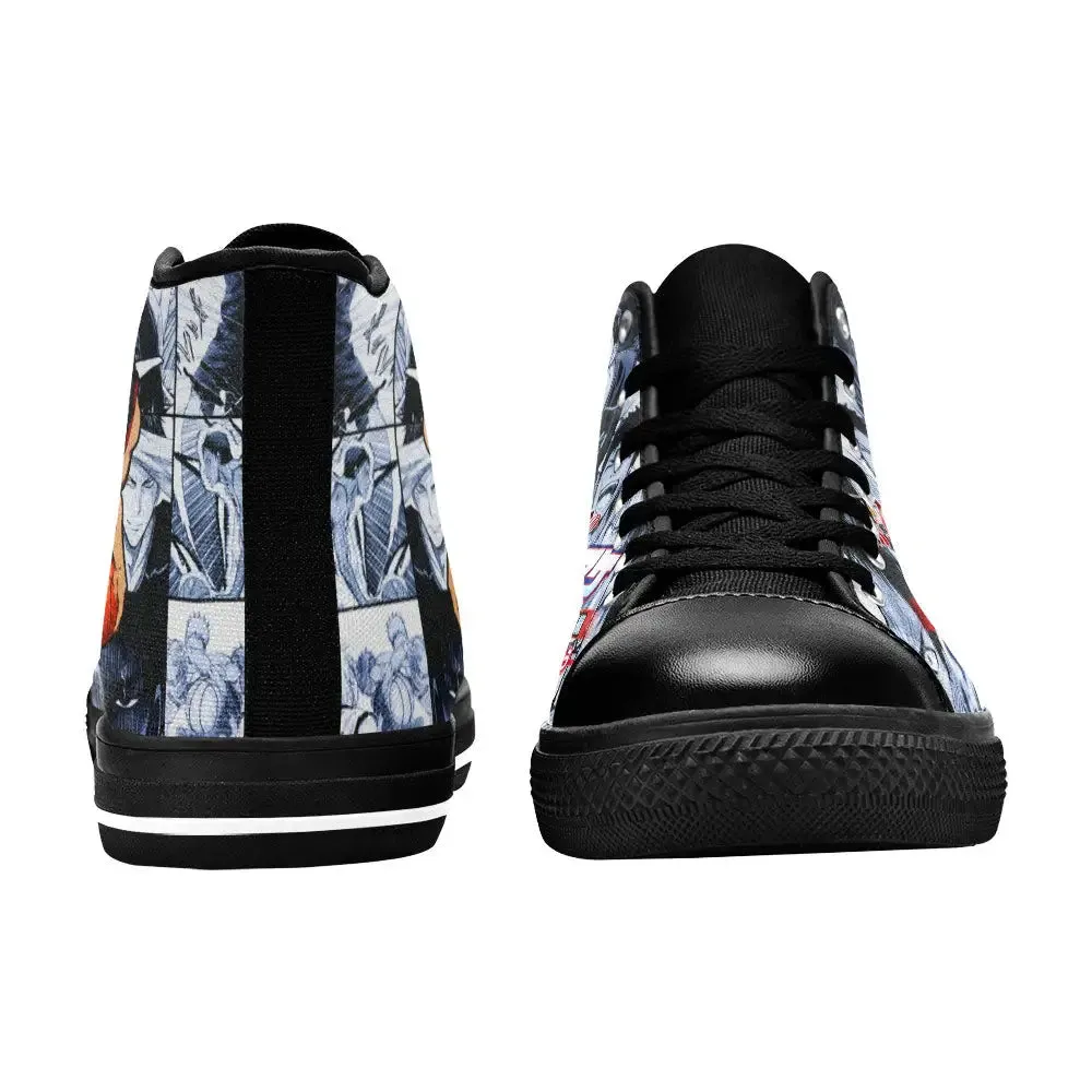 Kuroko Basketball Shoes High Tops Sneakers for Kids and Adults