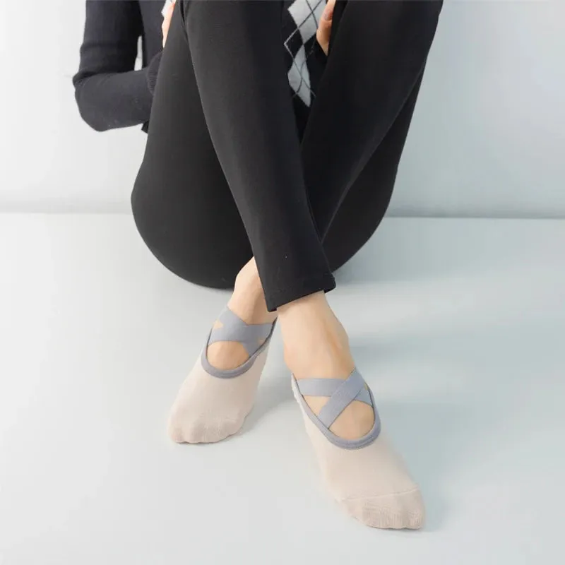 Ladies Non-Slip Pilates Socks for Women