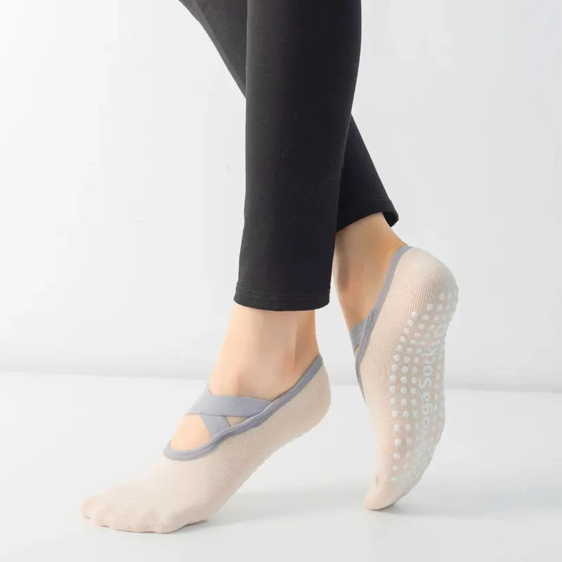Ladies Non-Slip Pilates Socks for Women