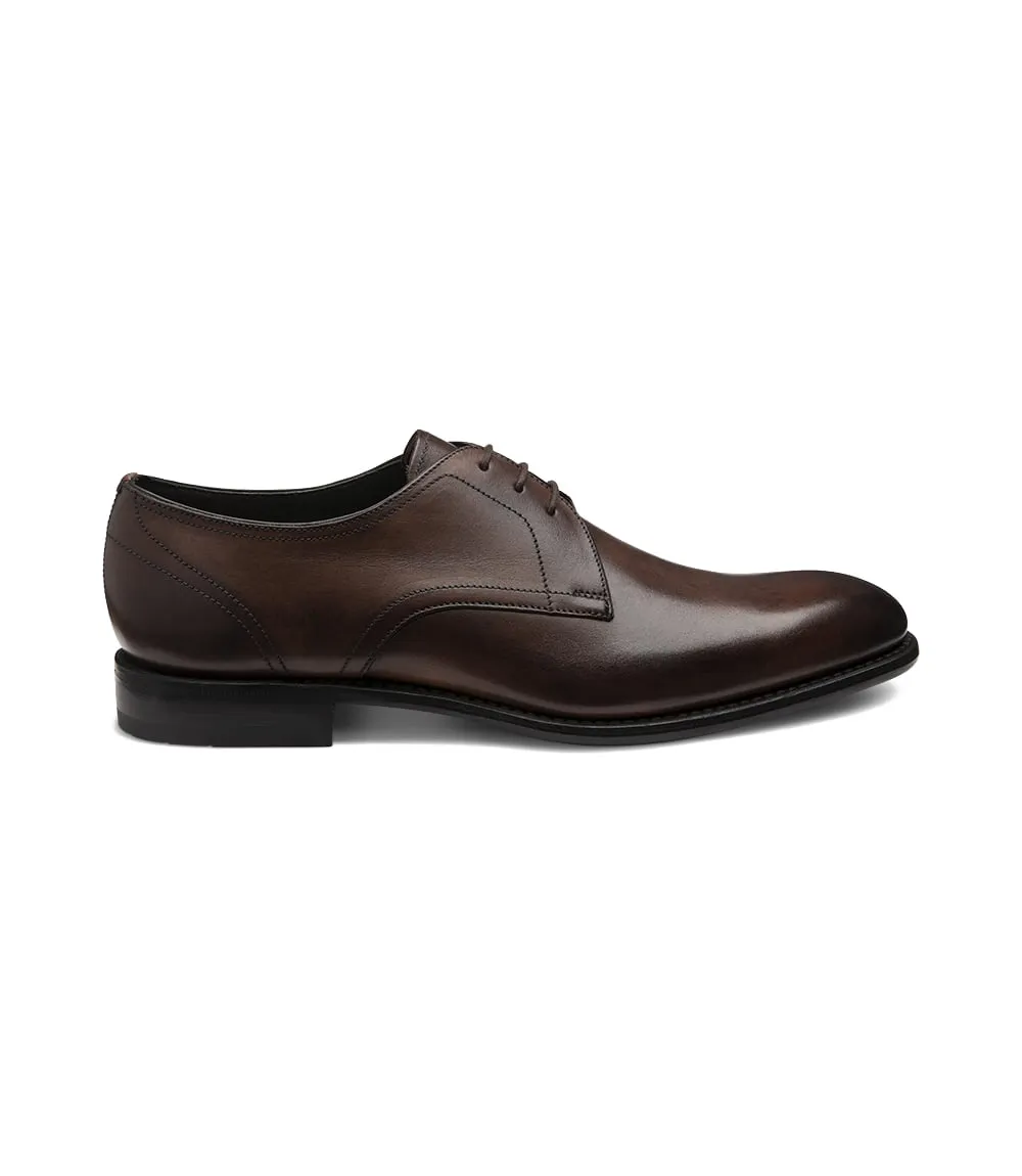 Loake Atherton Shoes - Dark Brown Calf