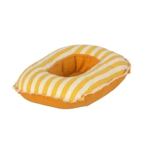Maileg Rubber Boat - Yellow Stripe