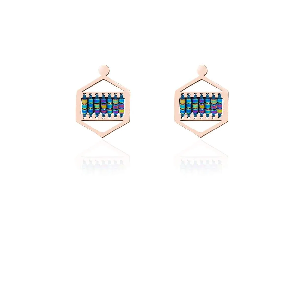 Manhattan Beach | 18k Rose Gold | Boho Earrings