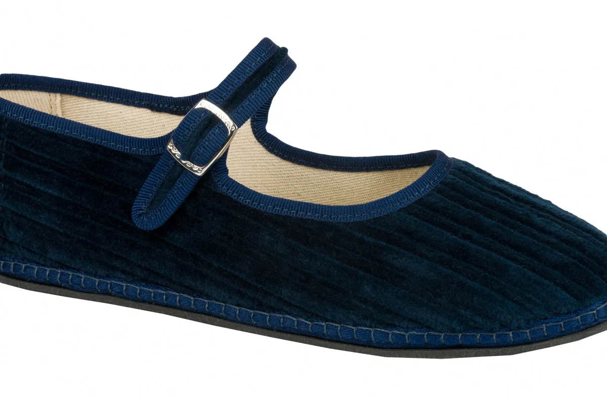 Mary Jane Corduroy Velvet Furlana