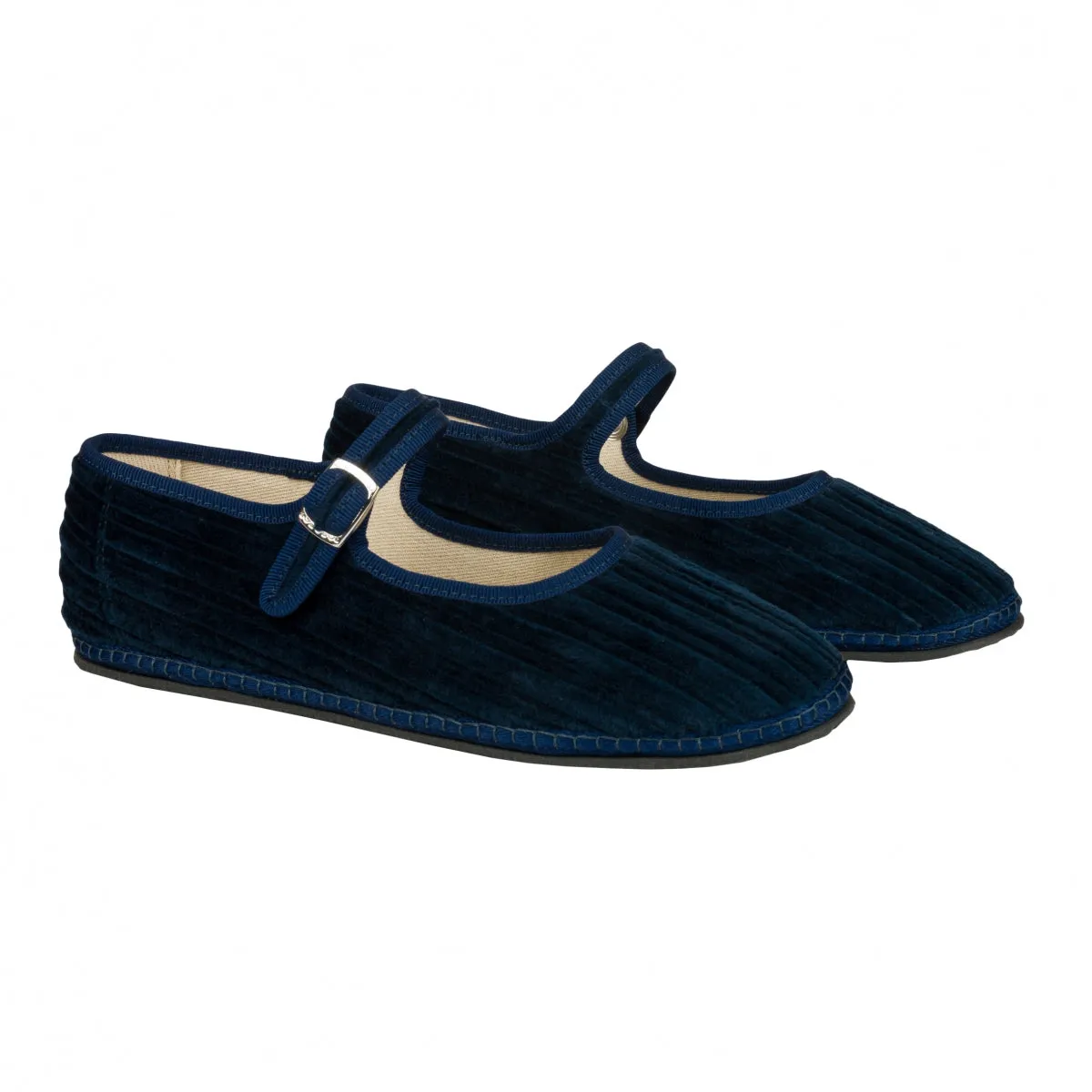 Mary Jane Corduroy Velvet Furlana