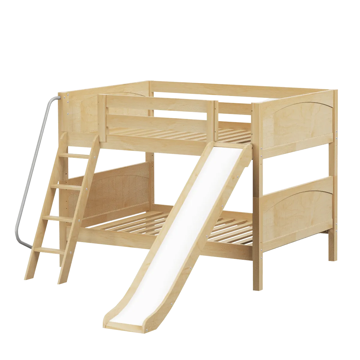 Maxtrix Full Low Bunk Bed with Slide
