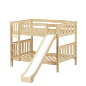Maxtrix Full Medium Bunk Bed with Slide