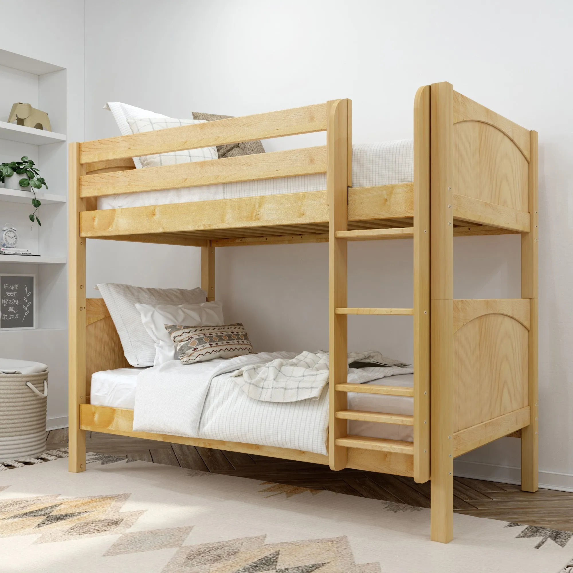 Maxtrix Twin Medium Bunk Bed with Ladder