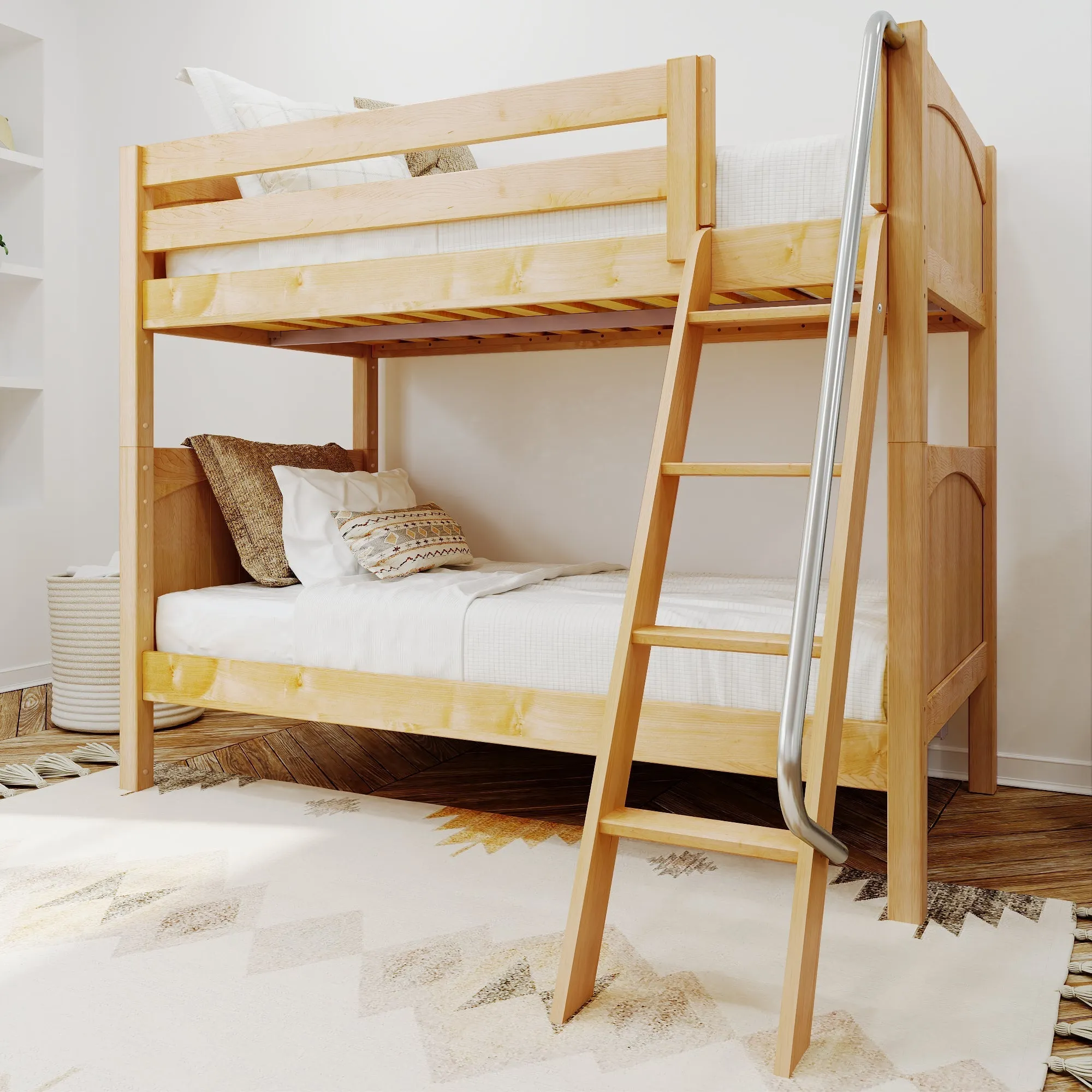Maxtrix Twin Medium Bunk Bed with Ladder