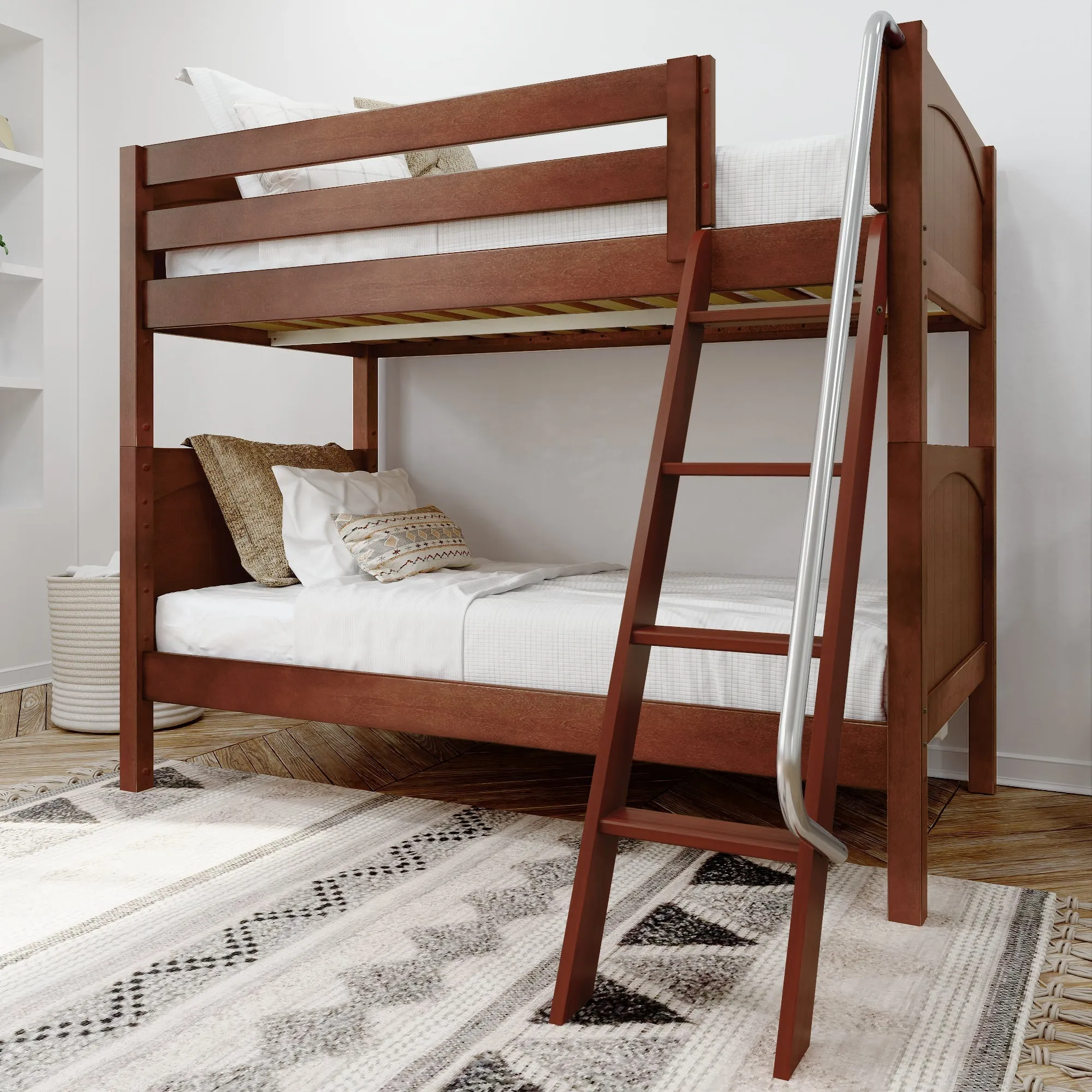 Maxtrix Twin Medium Bunk Bed with Ladder