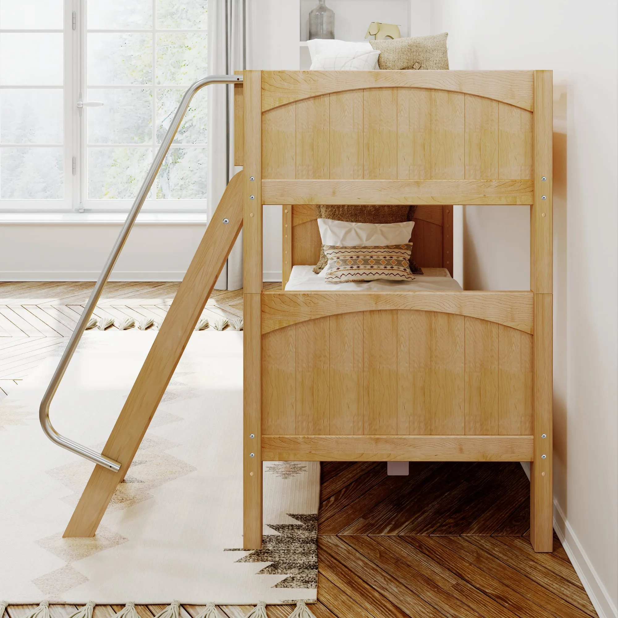 Maxtrix Twin Medium Bunk Bed with Ladder