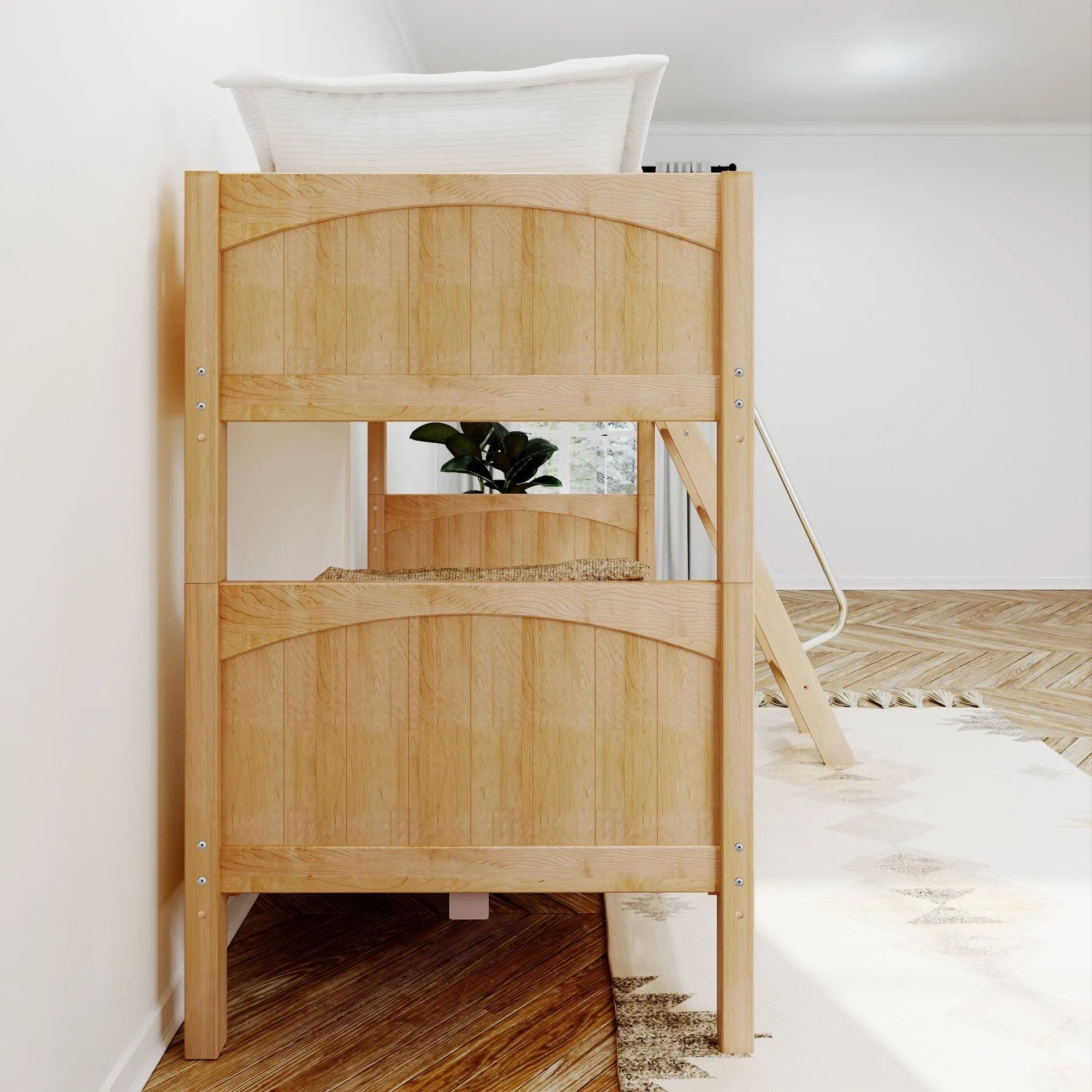 Maxtrix Twin Medium Bunk Bed with Ladder