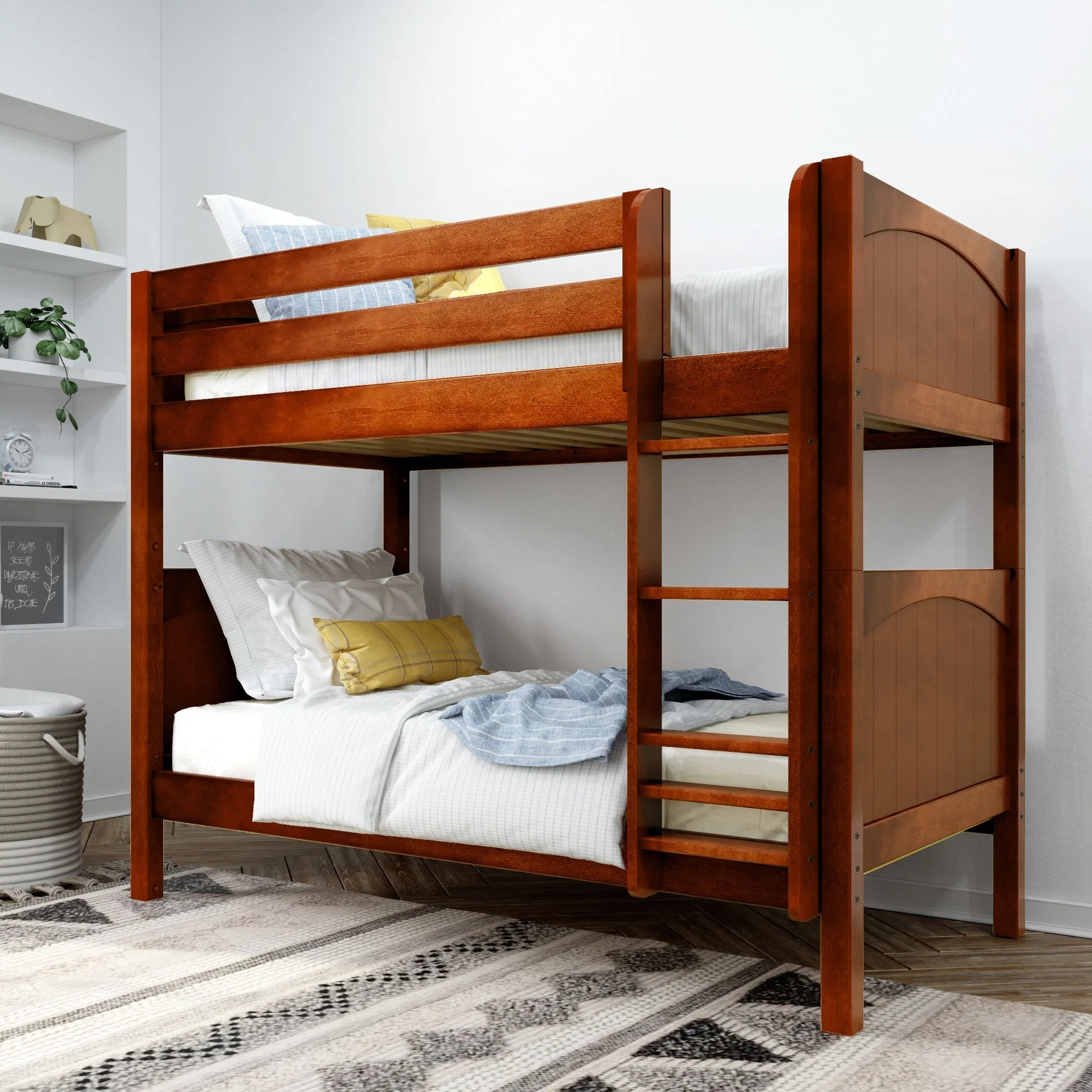 Maxtrix Twin Medium Bunk Bed with Ladder