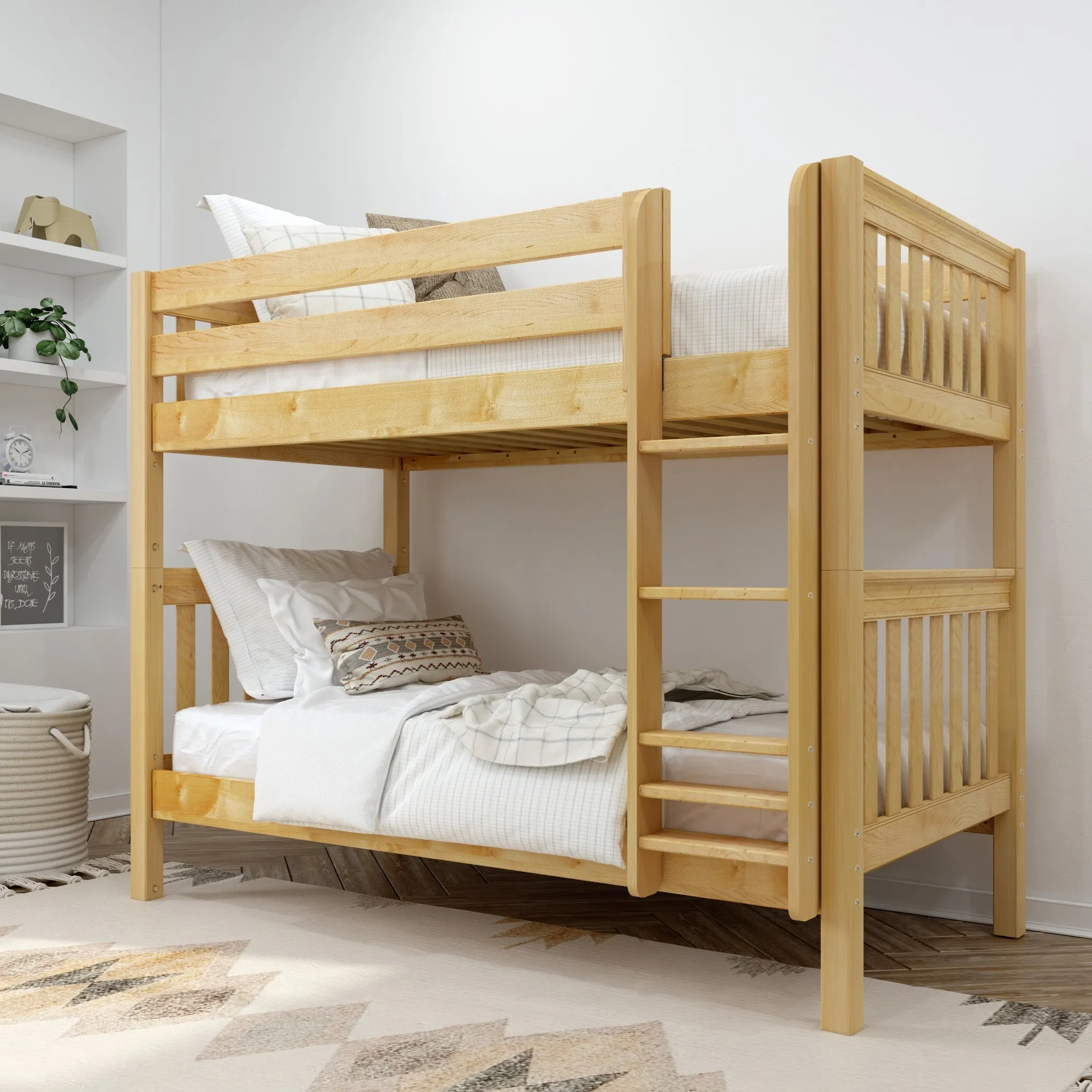 Maxtrix Twin Medium Bunk Bed with Ladder