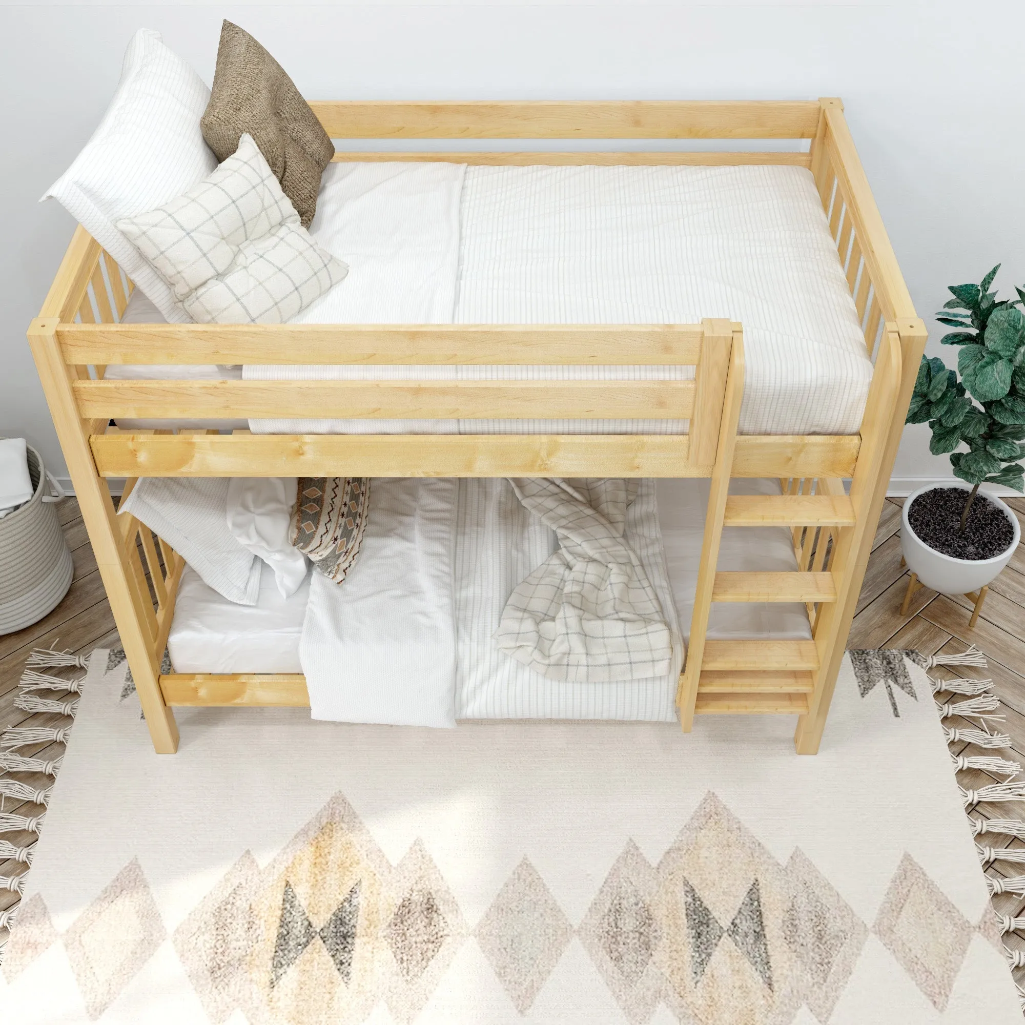Maxtrix Twin Medium Bunk Bed with Ladder