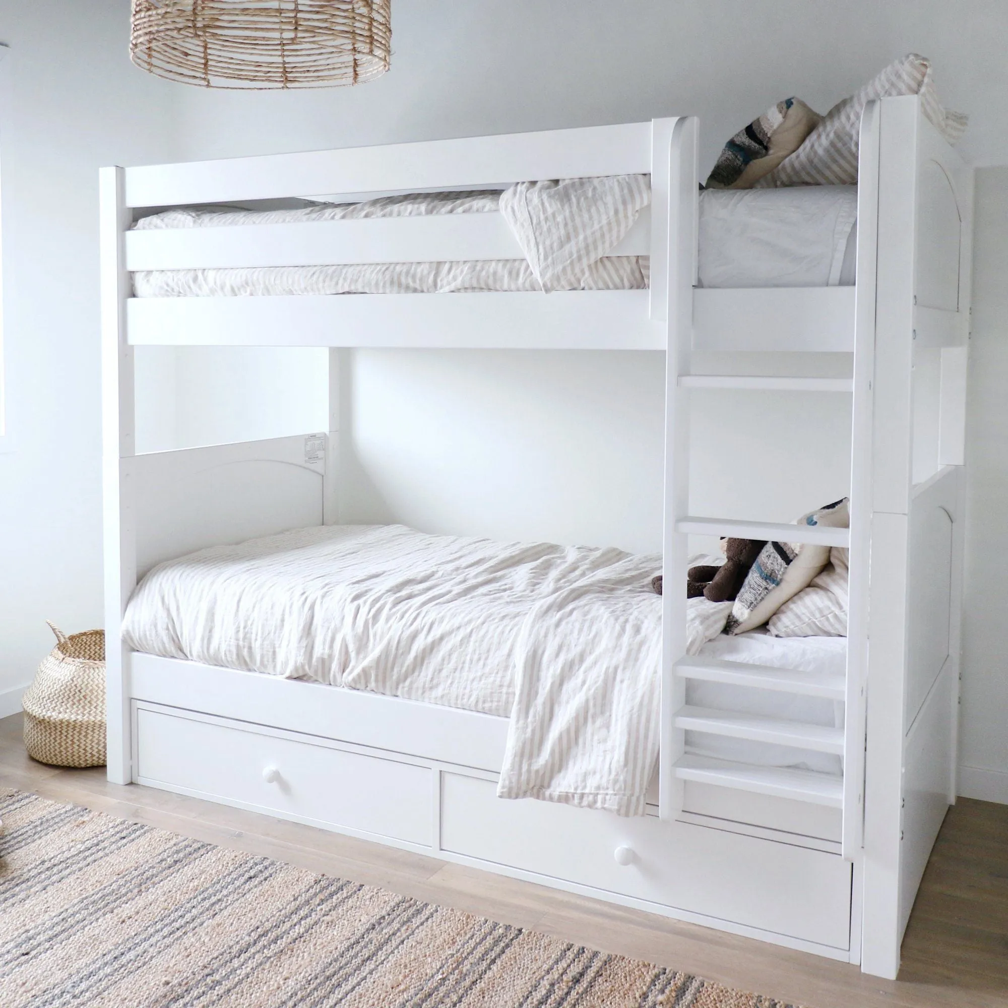 Maxtrix Twin Medium Bunk Bed with Ladder