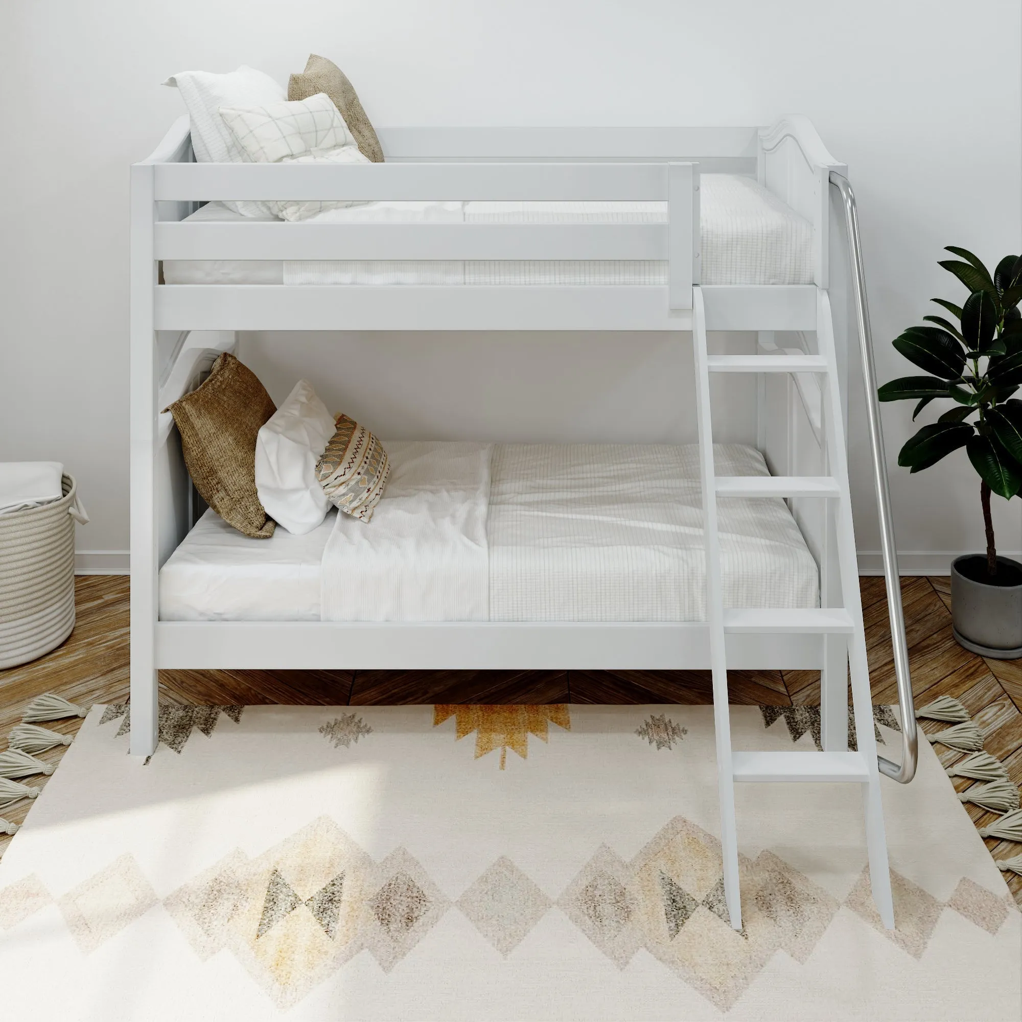 Maxtrix Twin Medium Bunk Bed with Ladder