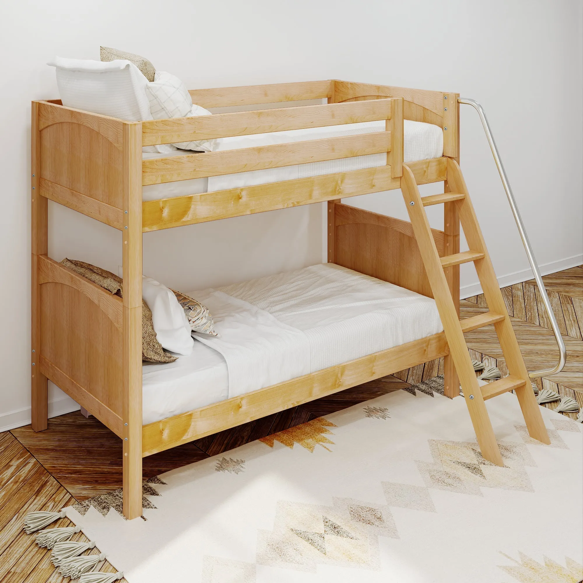 Maxtrix Twin Medium Bunk Bed with Ladder