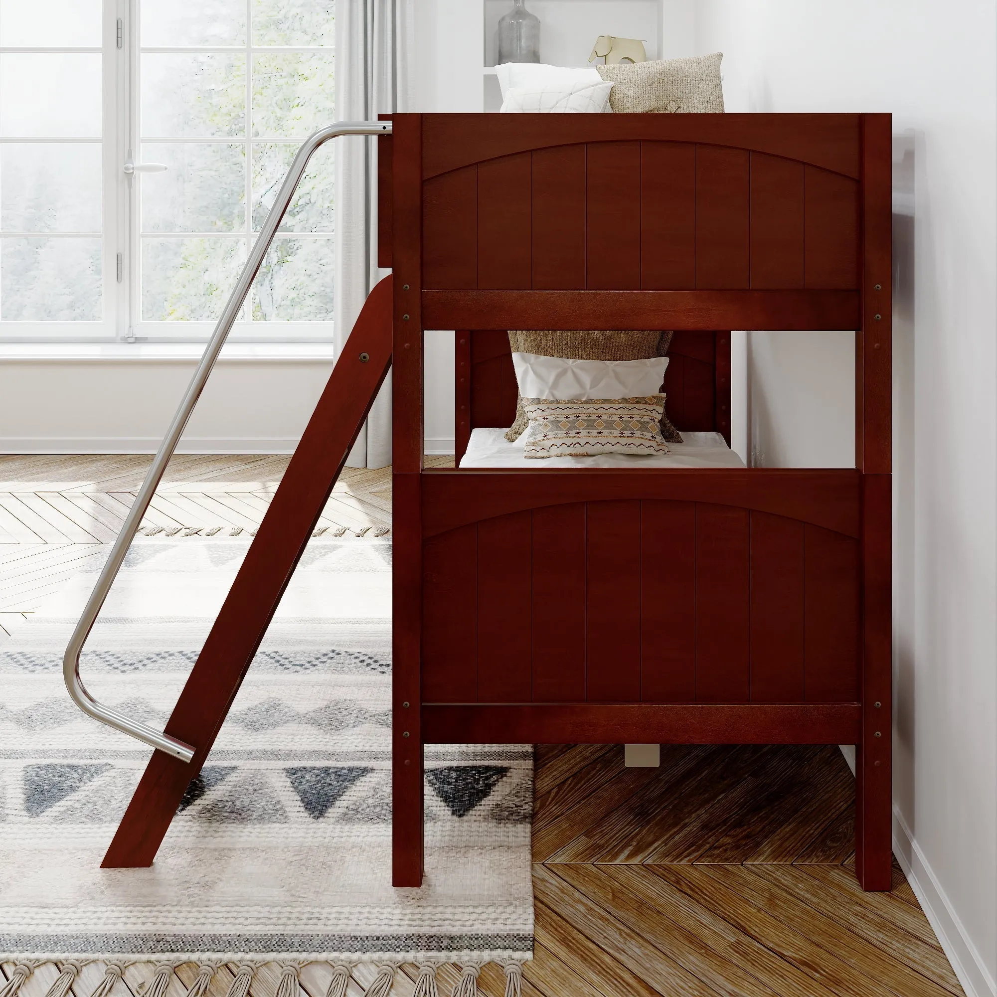 Maxtrix Twin Medium Bunk Bed with Ladder