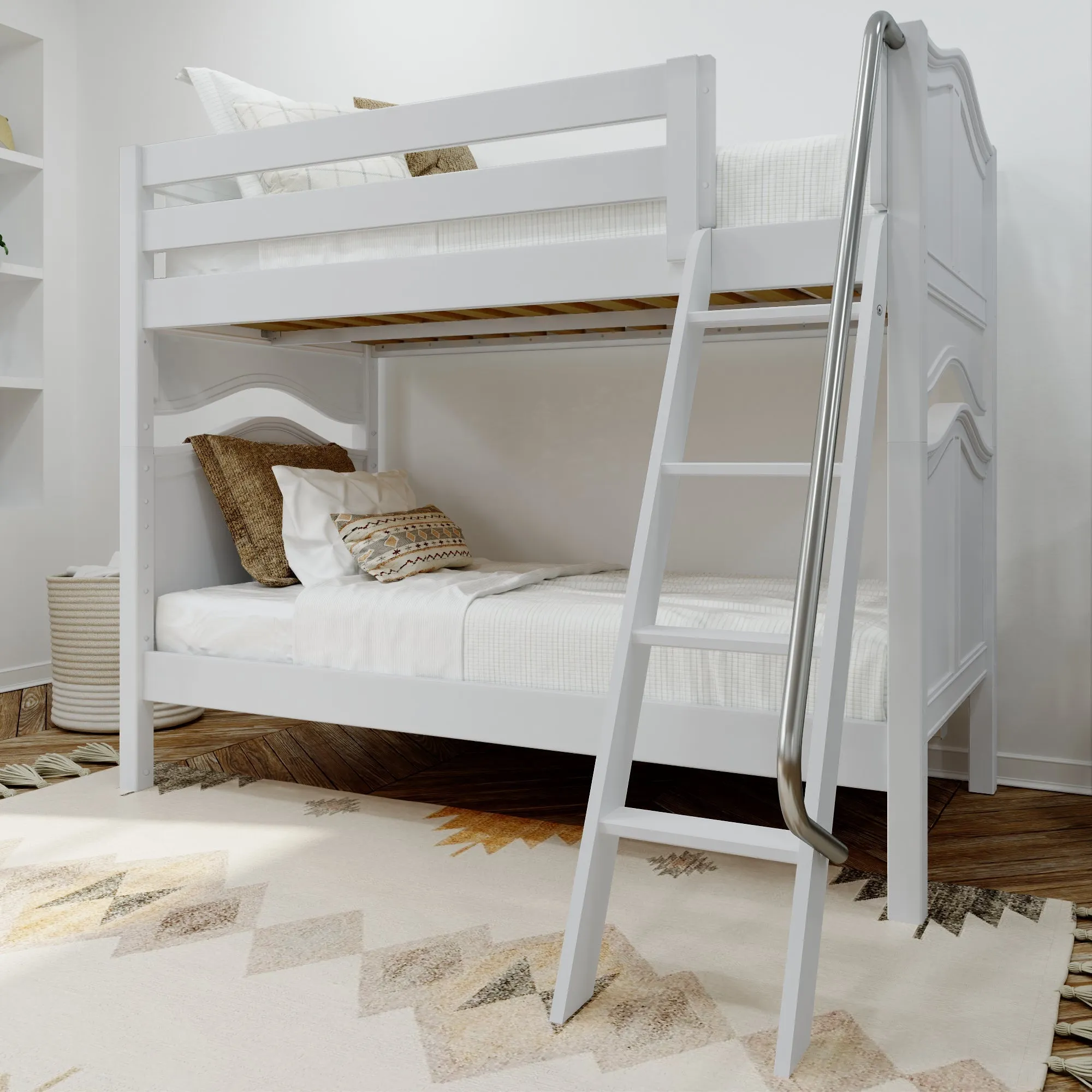Maxtrix Twin Medium Bunk Bed with Ladder