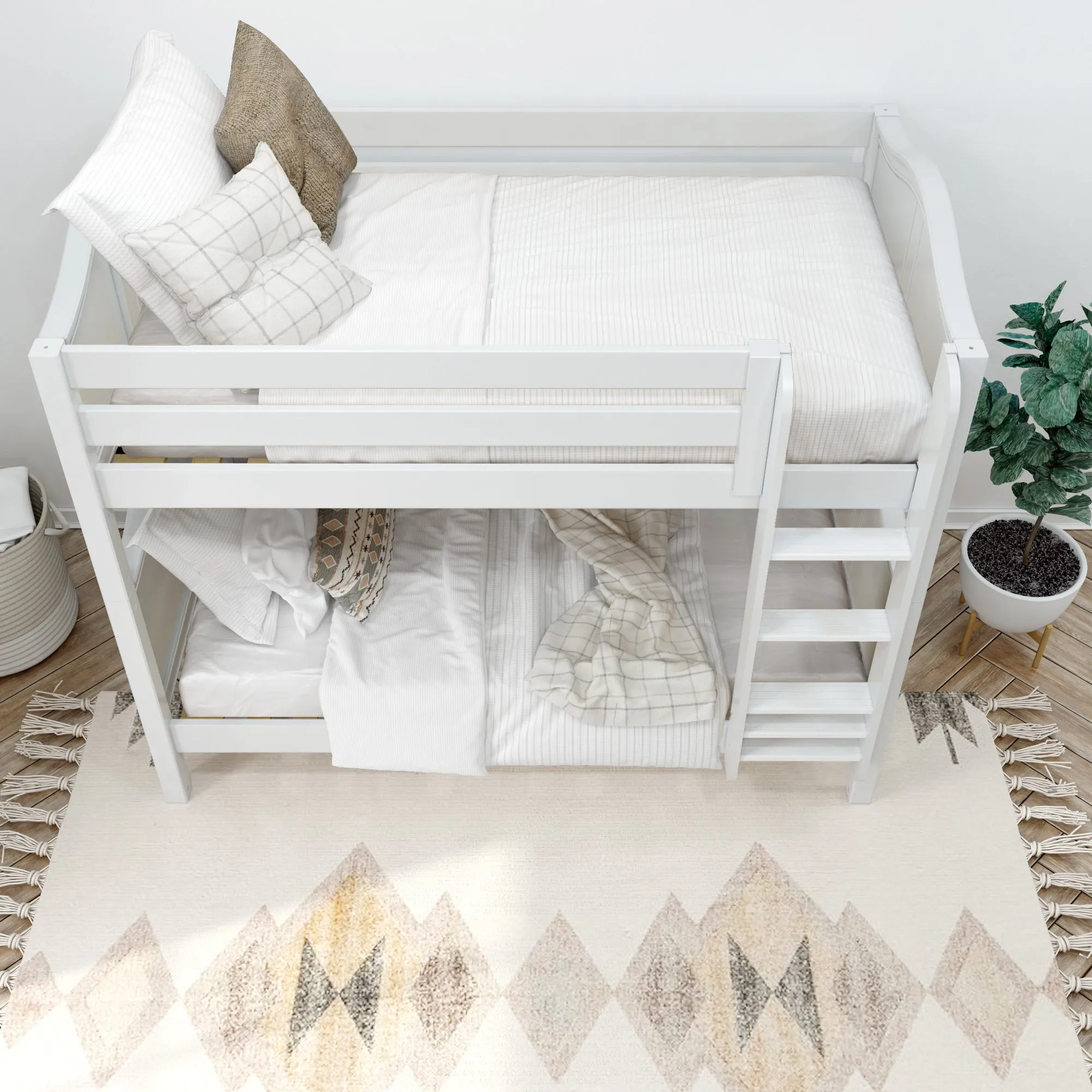 Maxtrix Twin Medium Bunk Bed with Ladder