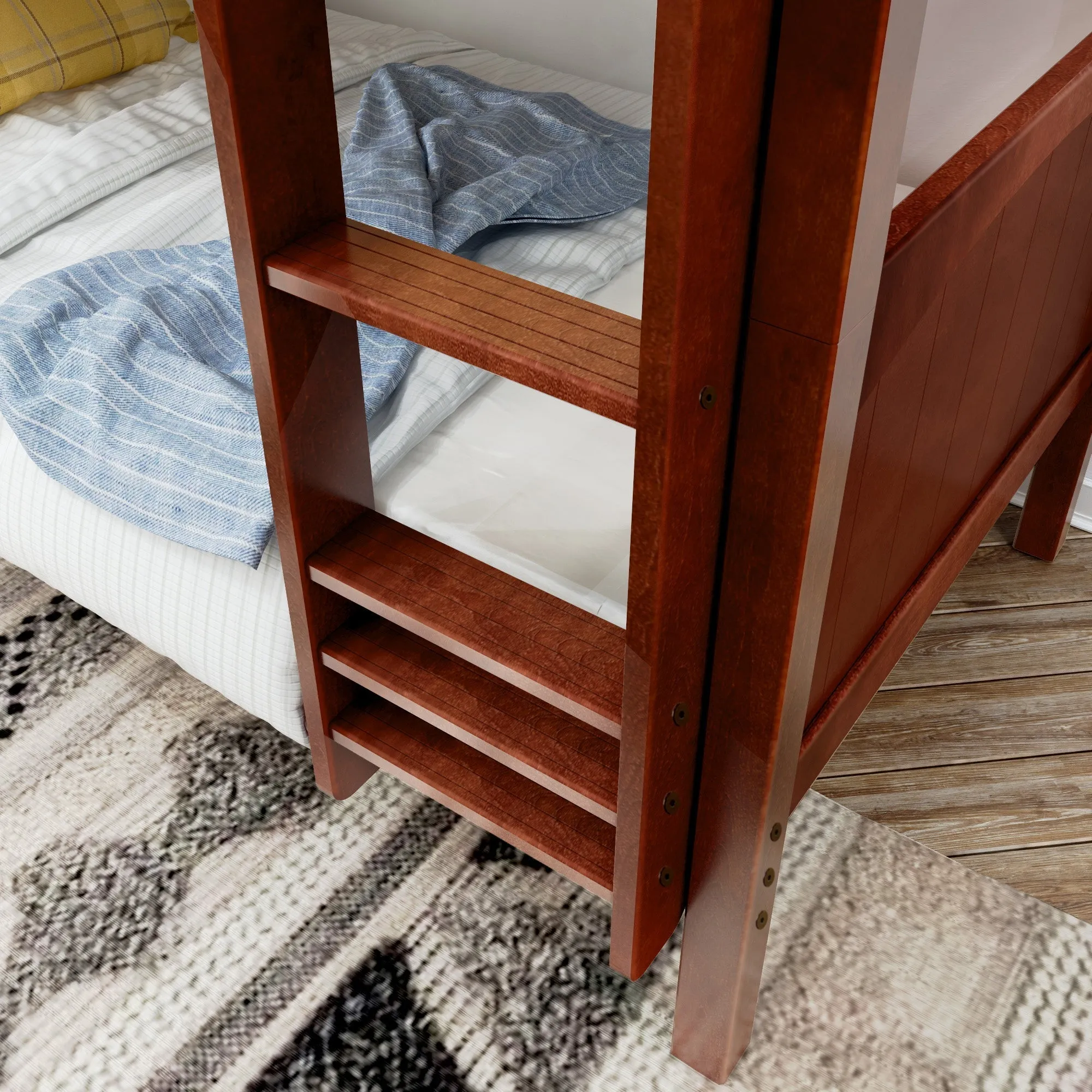 Maxtrix Twin Medium Bunk Bed with Ladder