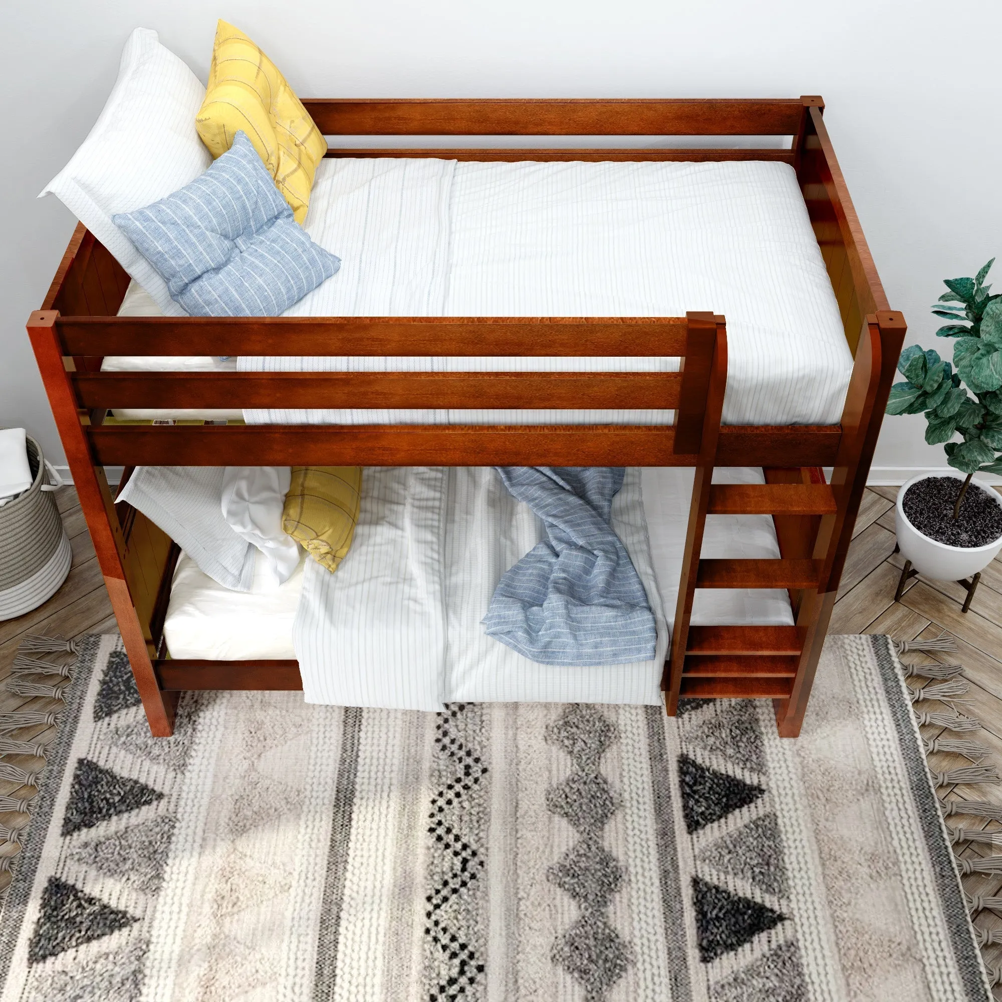 Maxtrix Twin Medium Bunk Bed with Ladder