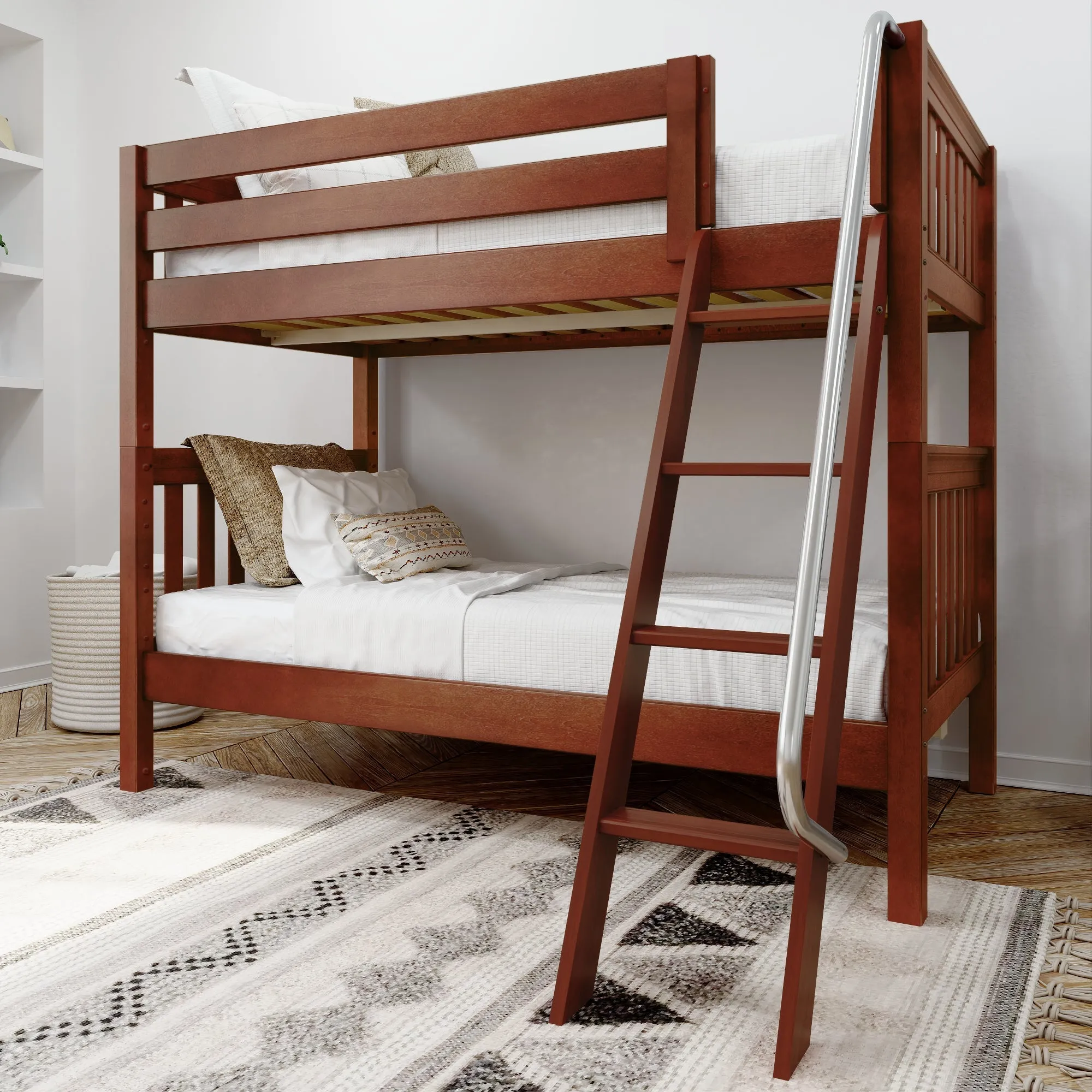 Maxtrix Twin Medium Bunk Bed with Ladder