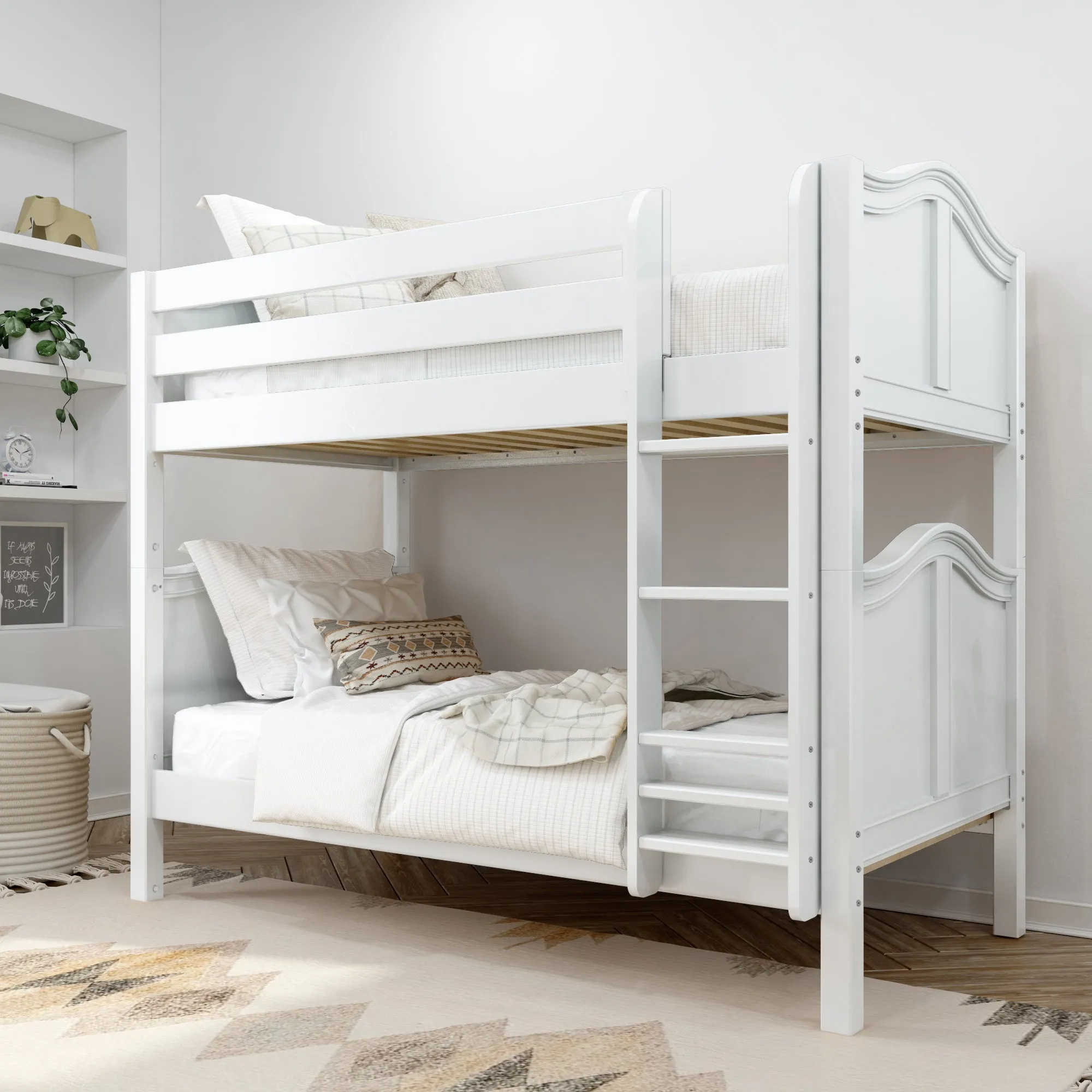 Maxtrix Twin Medium Bunk Bed with Ladder