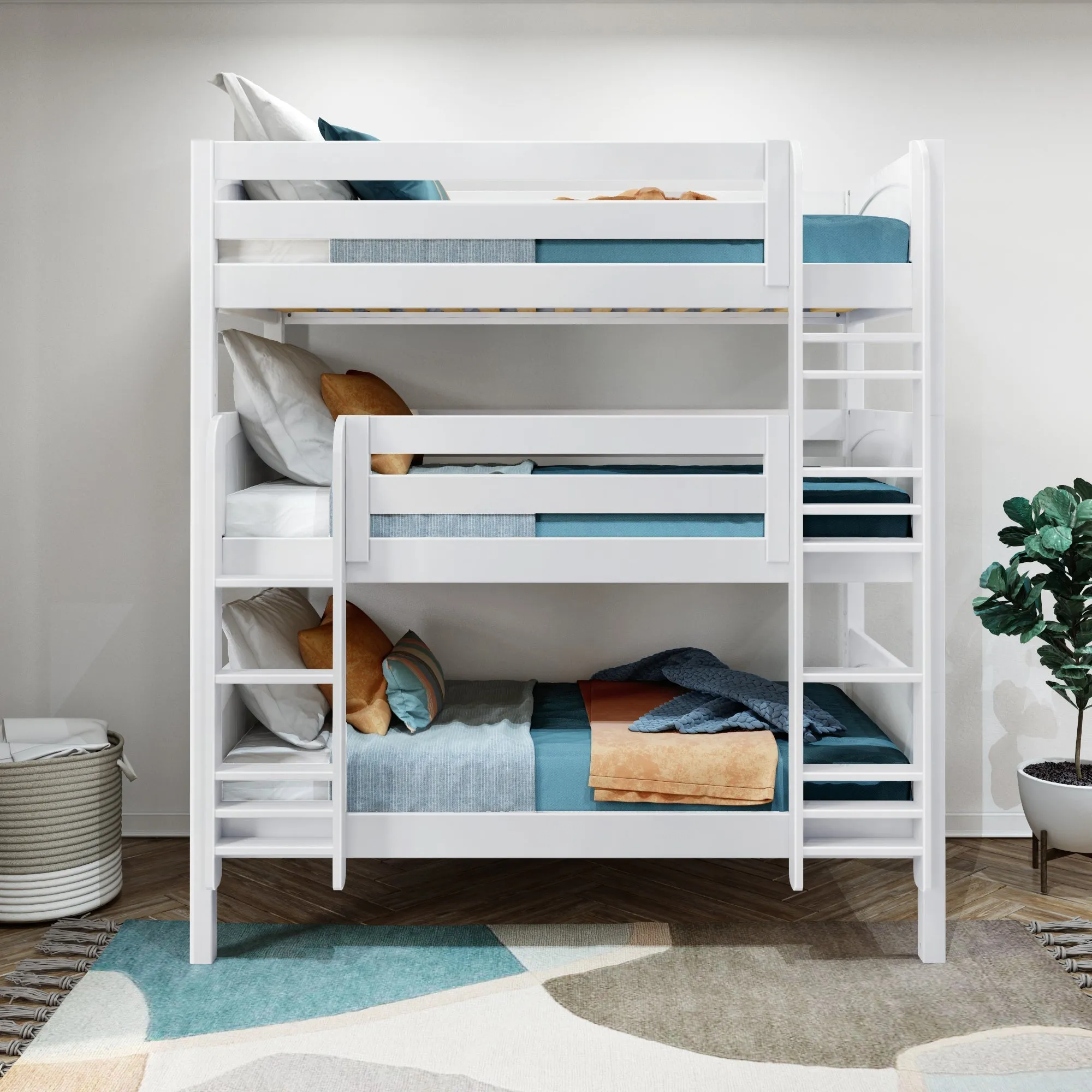 Maxtrix Twin Triple Bunk with Ladders
