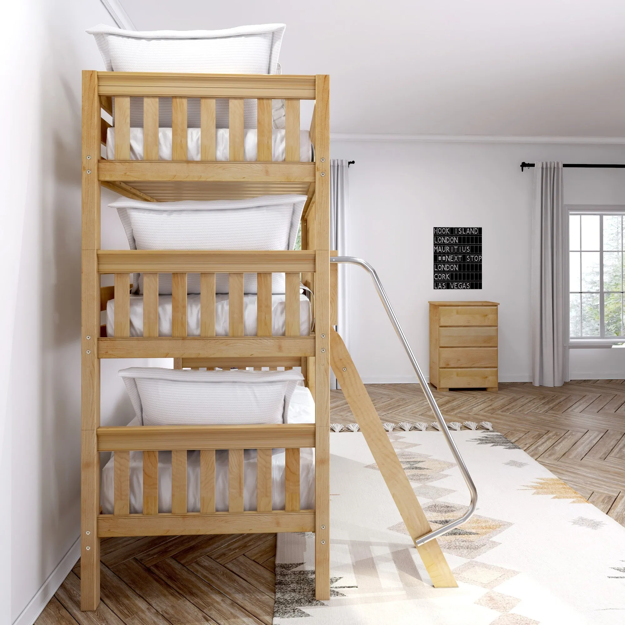 Maxtrix Twin Triple Bunk with Ladders
