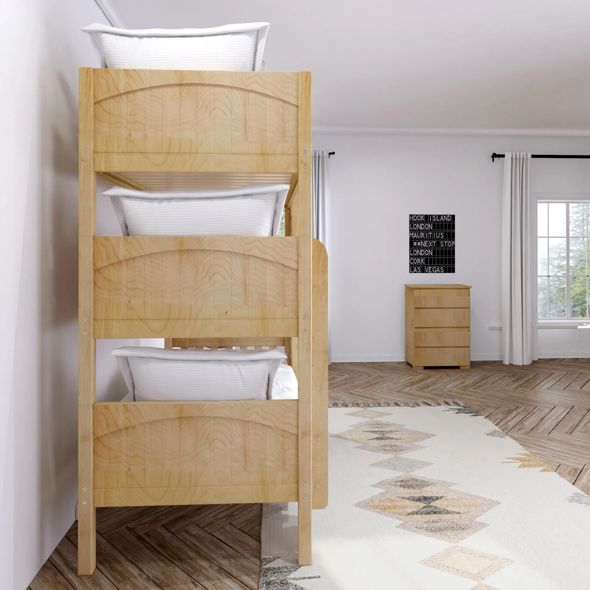 Maxtrix Twin Triple Bunk with Ladders