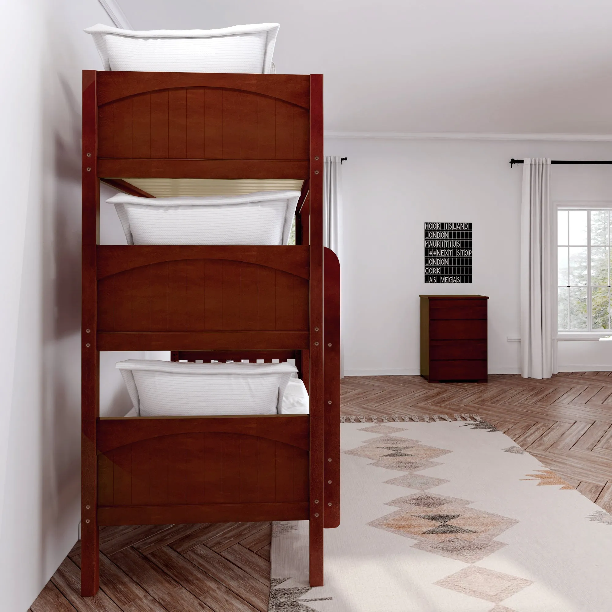Maxtrix Twin Triple Bunk with Ladders
