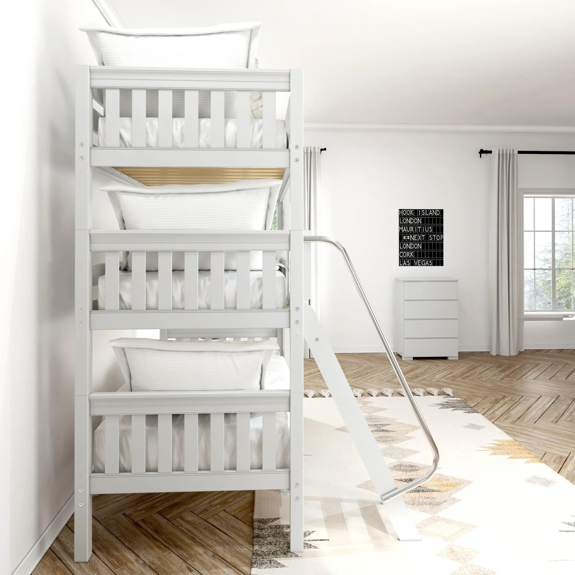 Maxtrix Twin Triple Bunk with Ladders