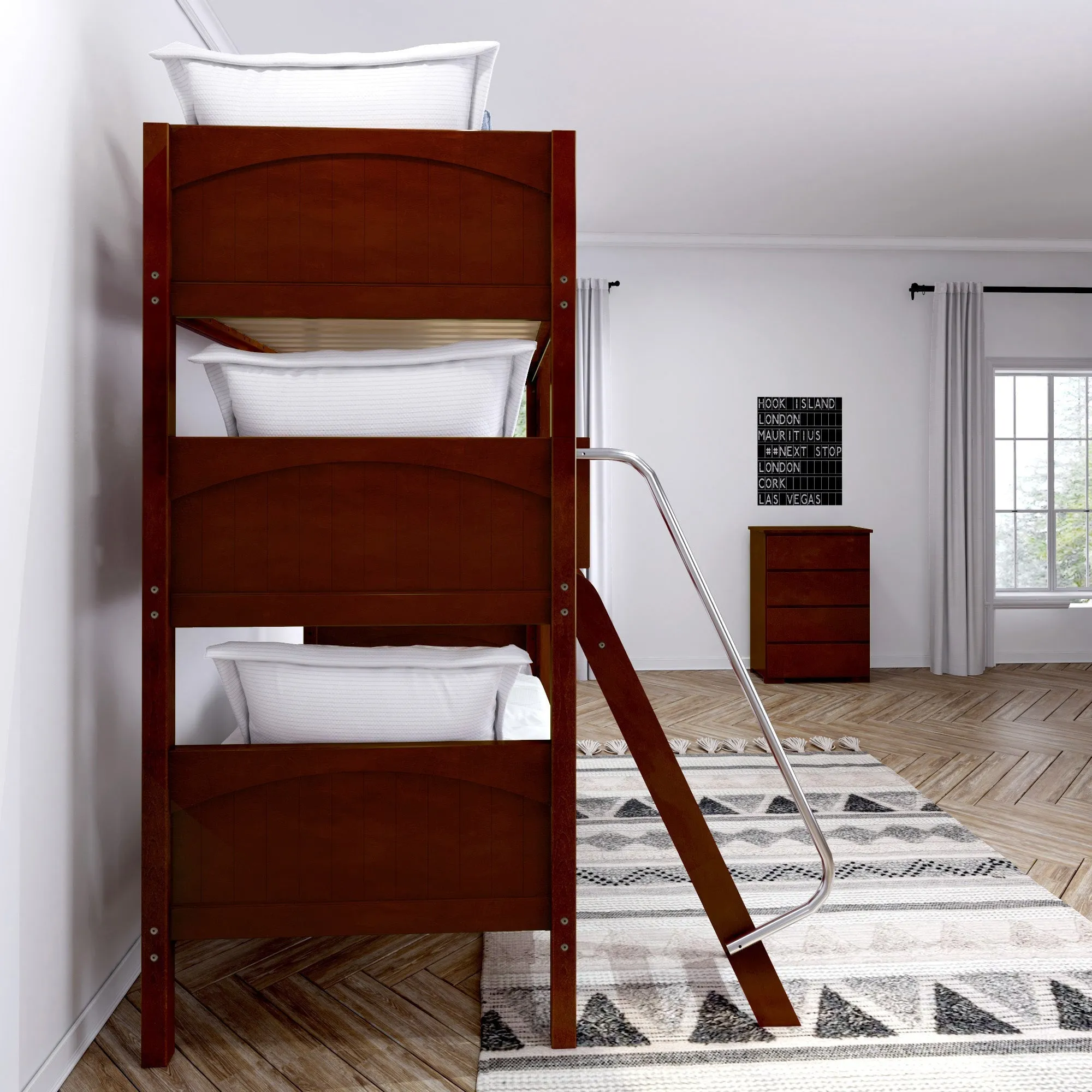 Maxtrix Twin Triple Bunk with Ladders